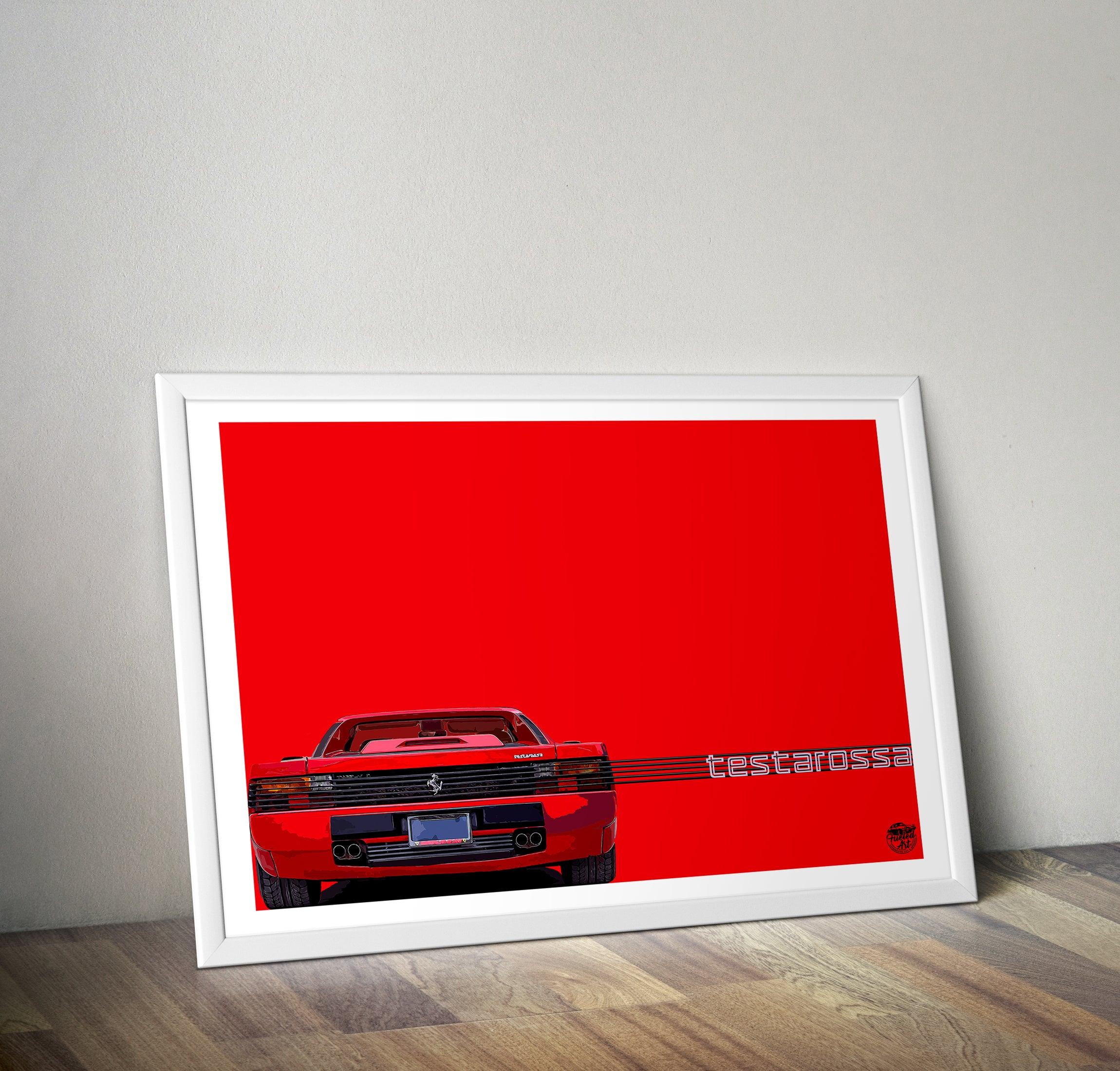 Ferrari Testarossa Print - Fueled.art