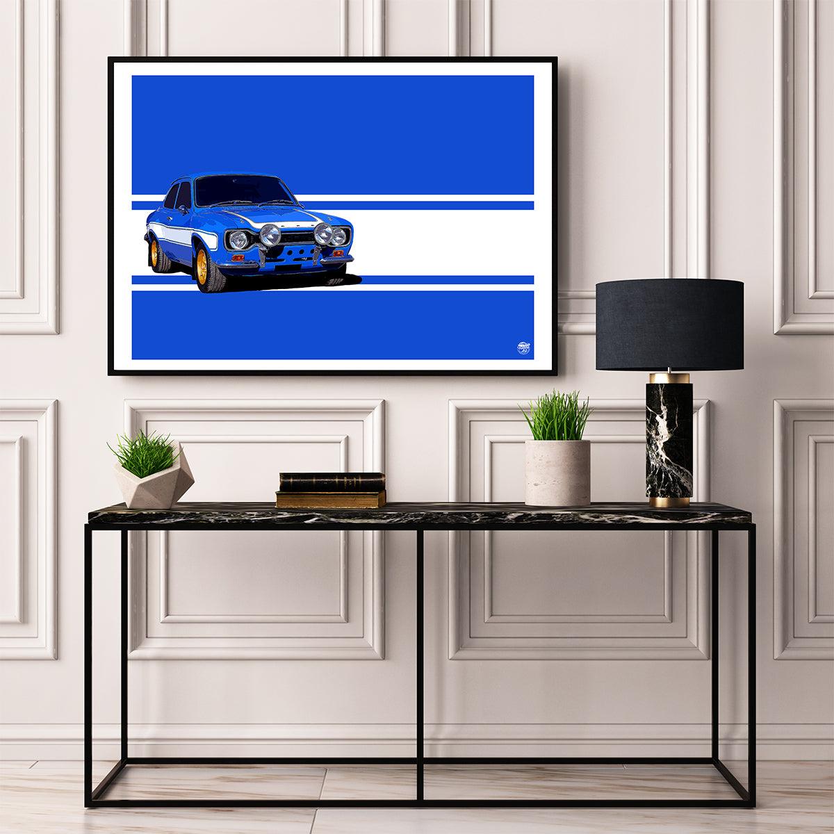 Ford Escort Mk1 RS1600 Print - Fueled.art