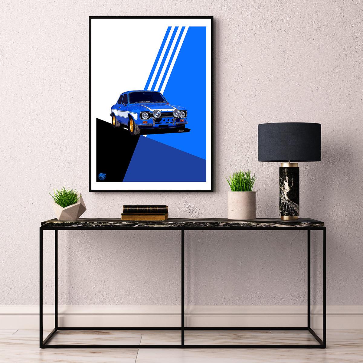 Ford Escort Mk1 RS1600 Print - Fueled.art