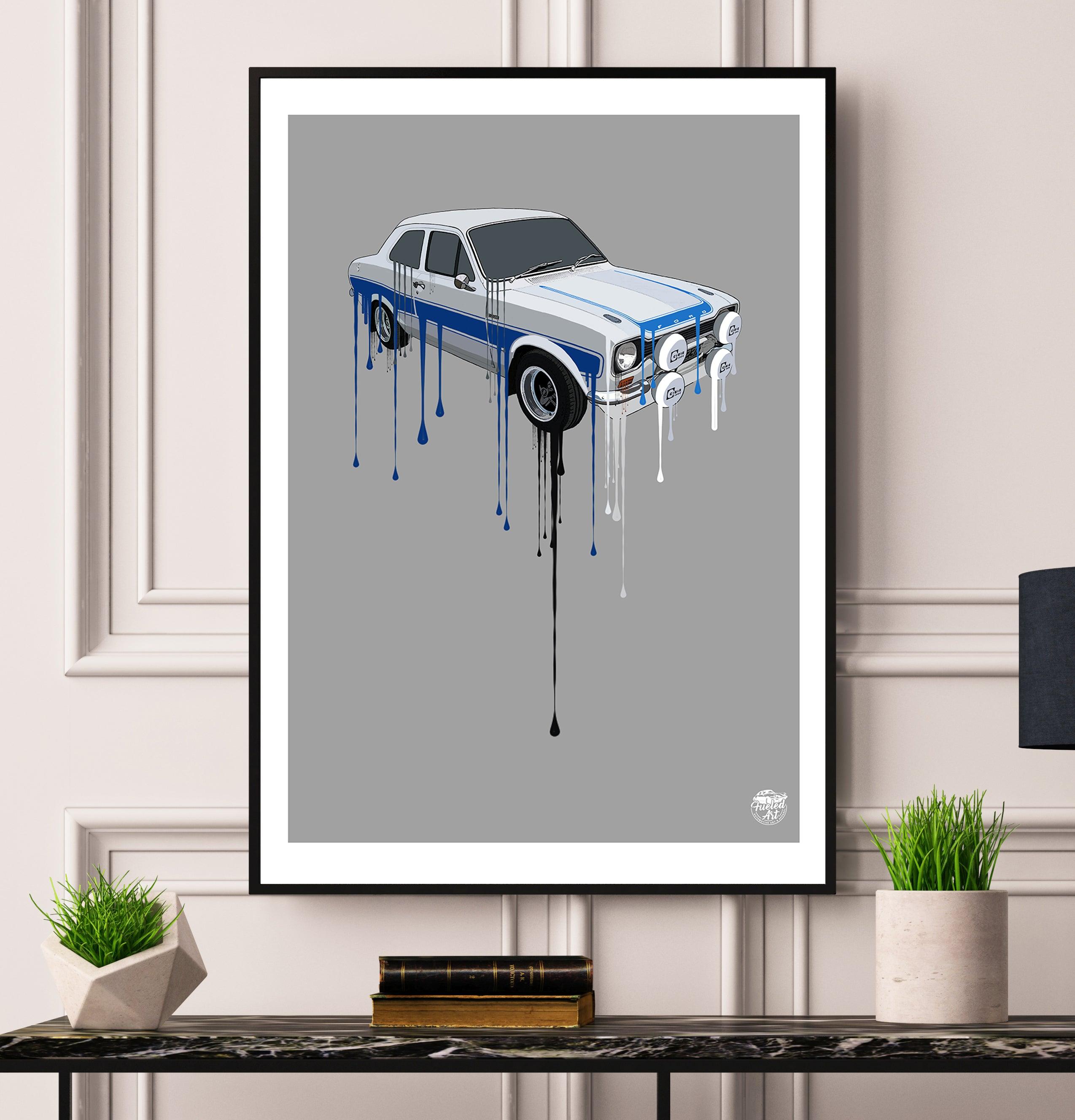 Ford Escort Mk1 RS2000 Print - Fueled.art