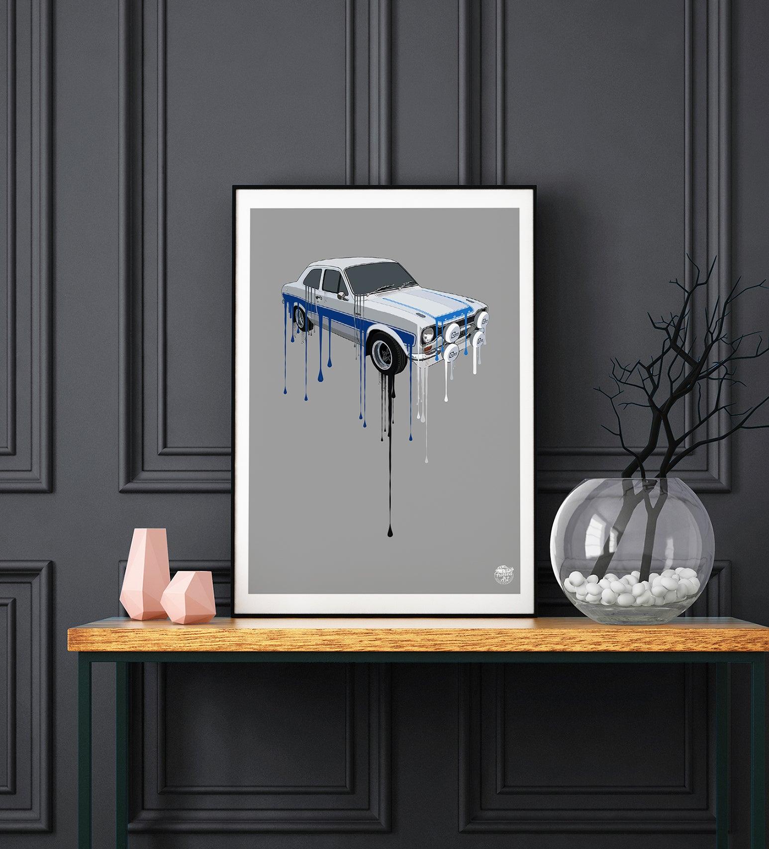 Ford Escort Mk1 RS2000 Print - Fueled.art