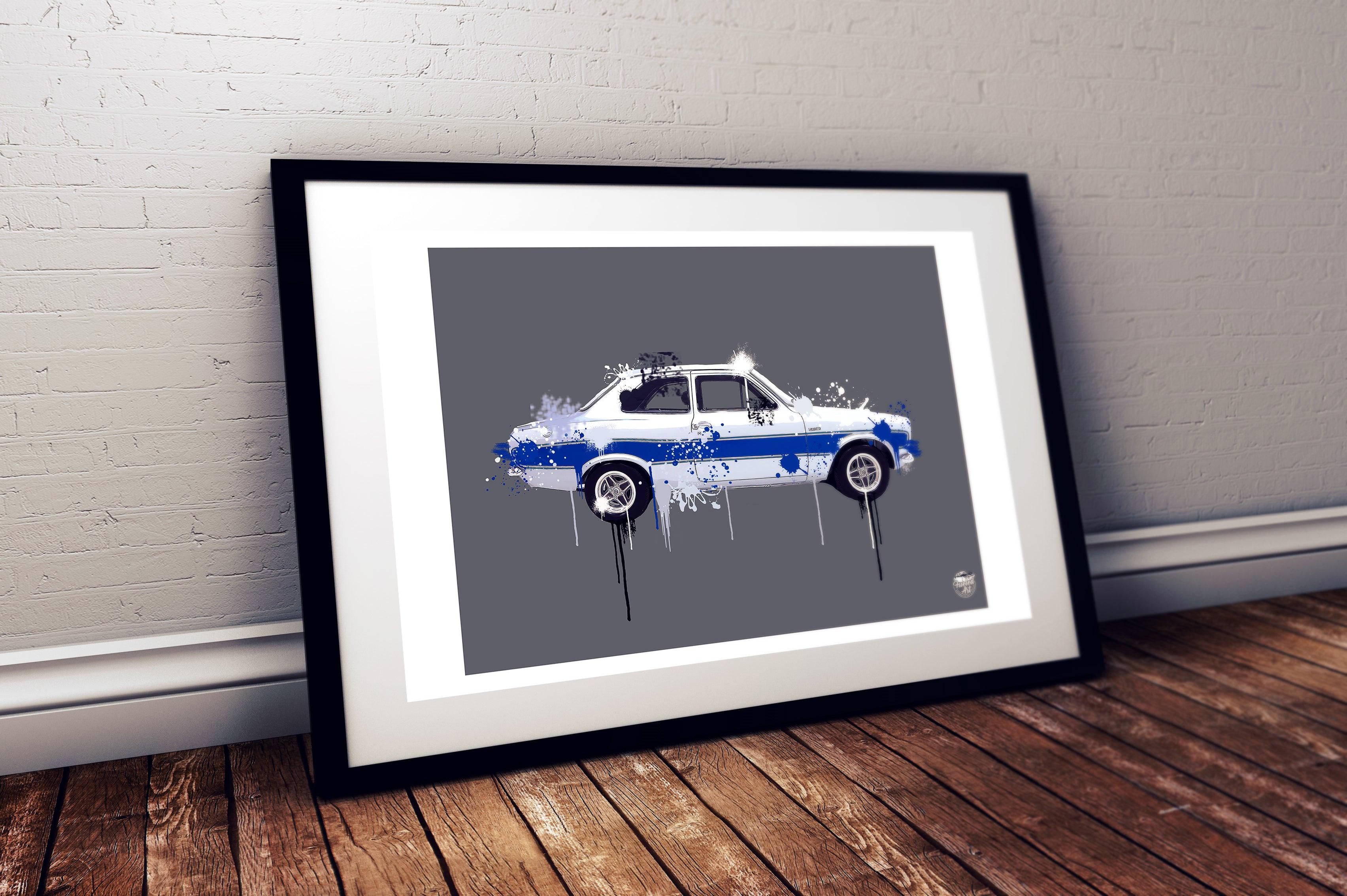 Ford Escort Mk1 RS2000 Print - Fueled.art