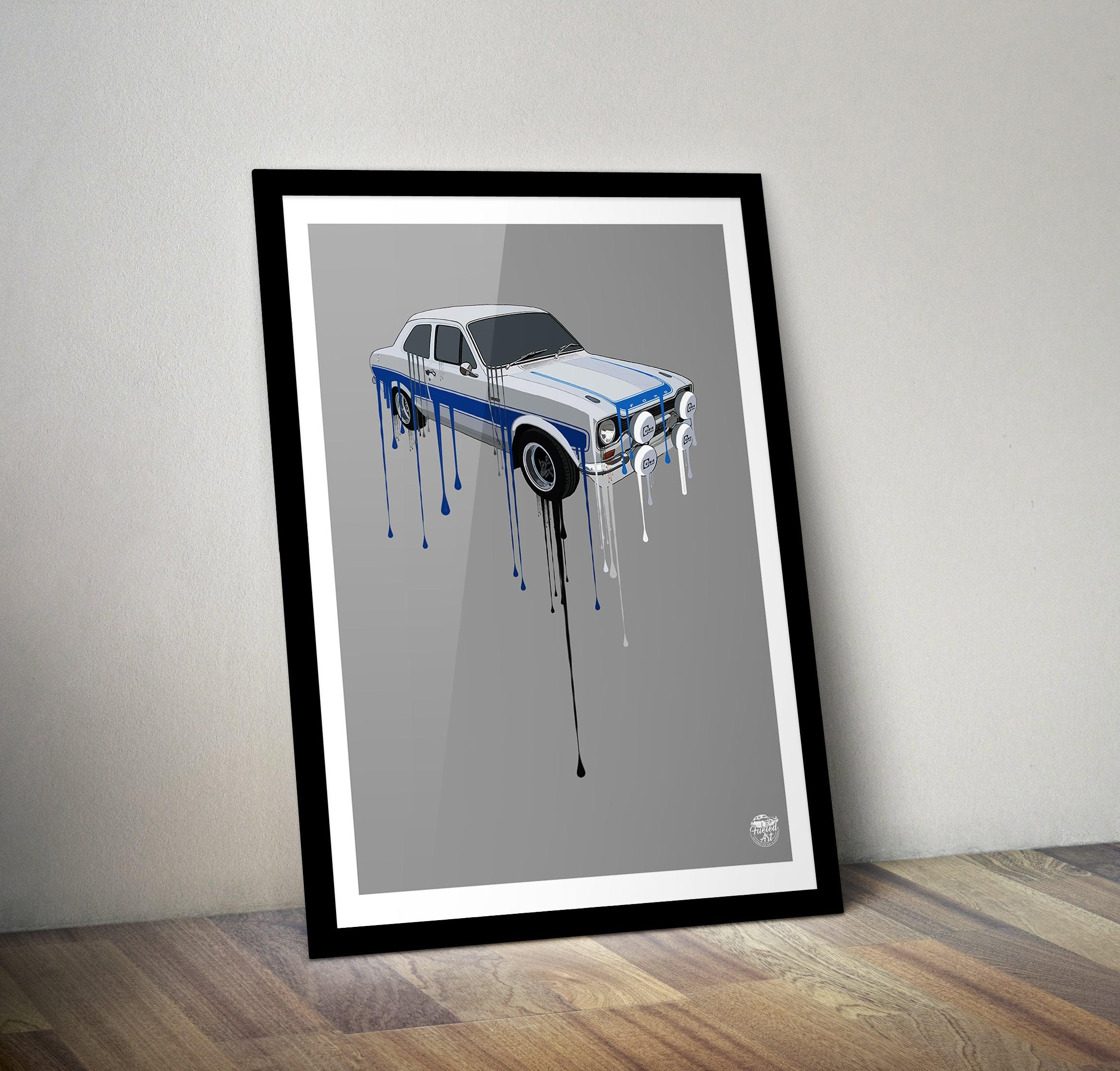 Ford Escort Mk1 RS2000 Print - Fueled.art