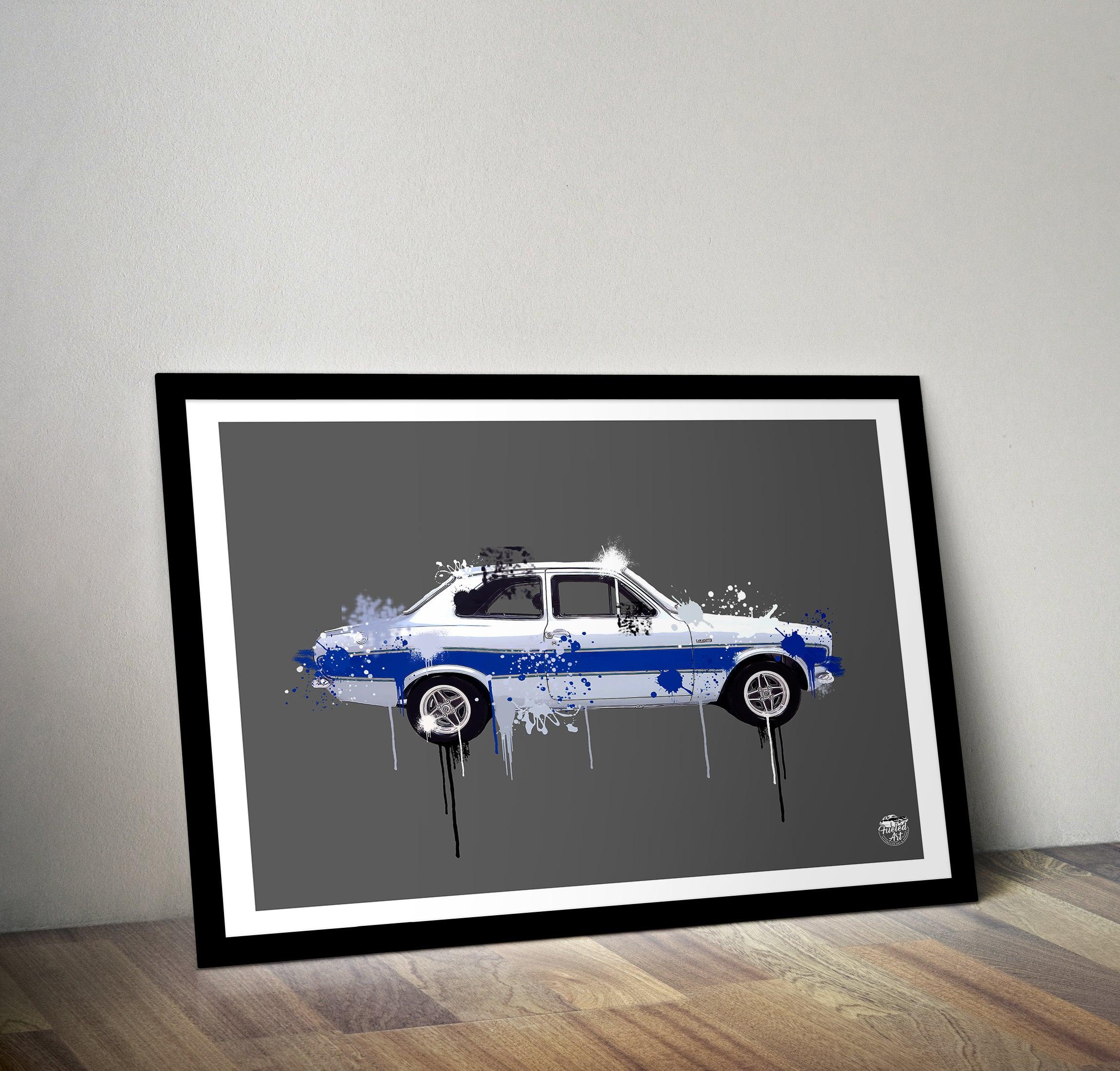 Ford Escort Mk1 RS2000 Print - Fueled.art