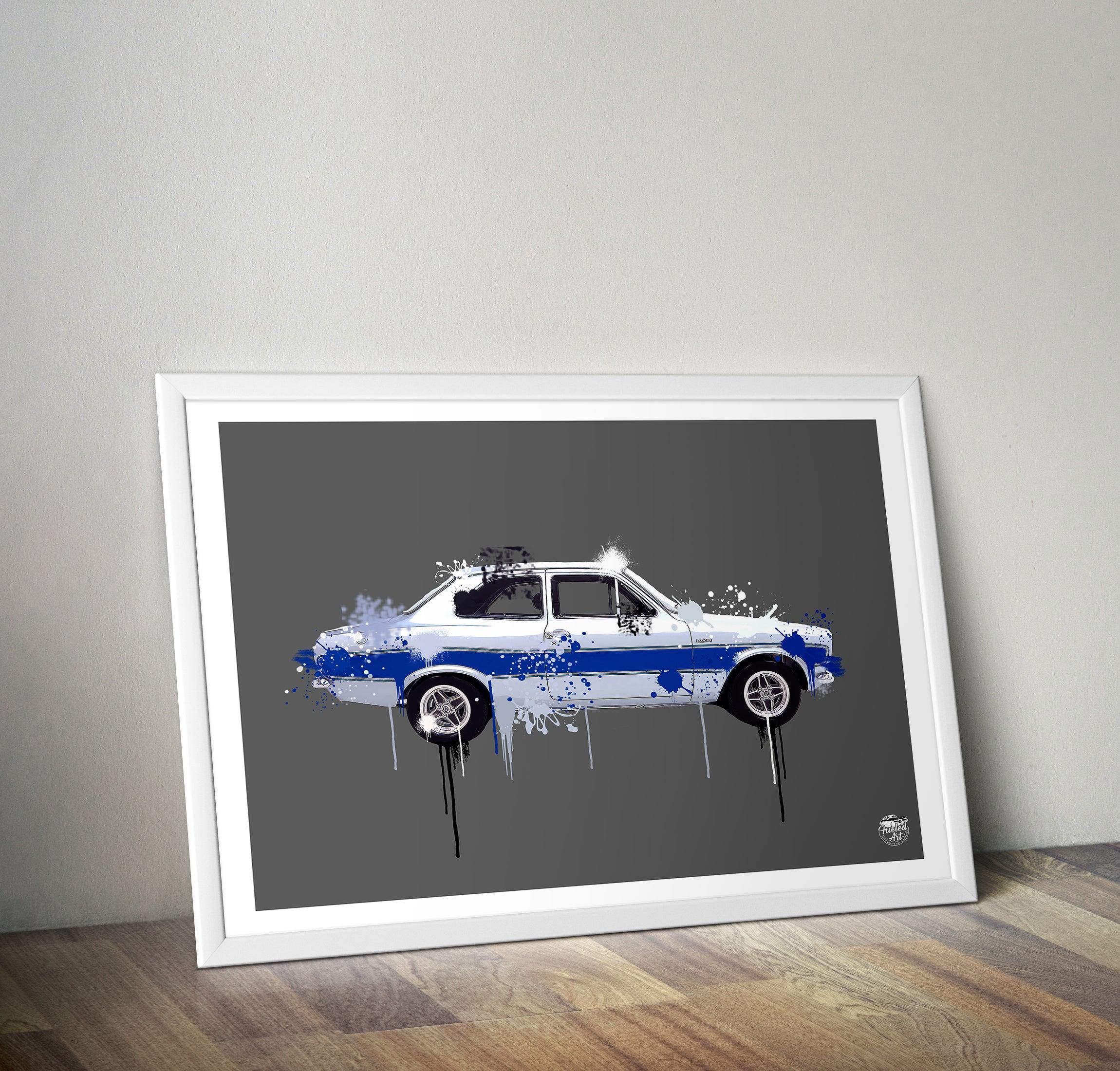 Ford Escort Mk1 RS2000 Print - Fueled.art