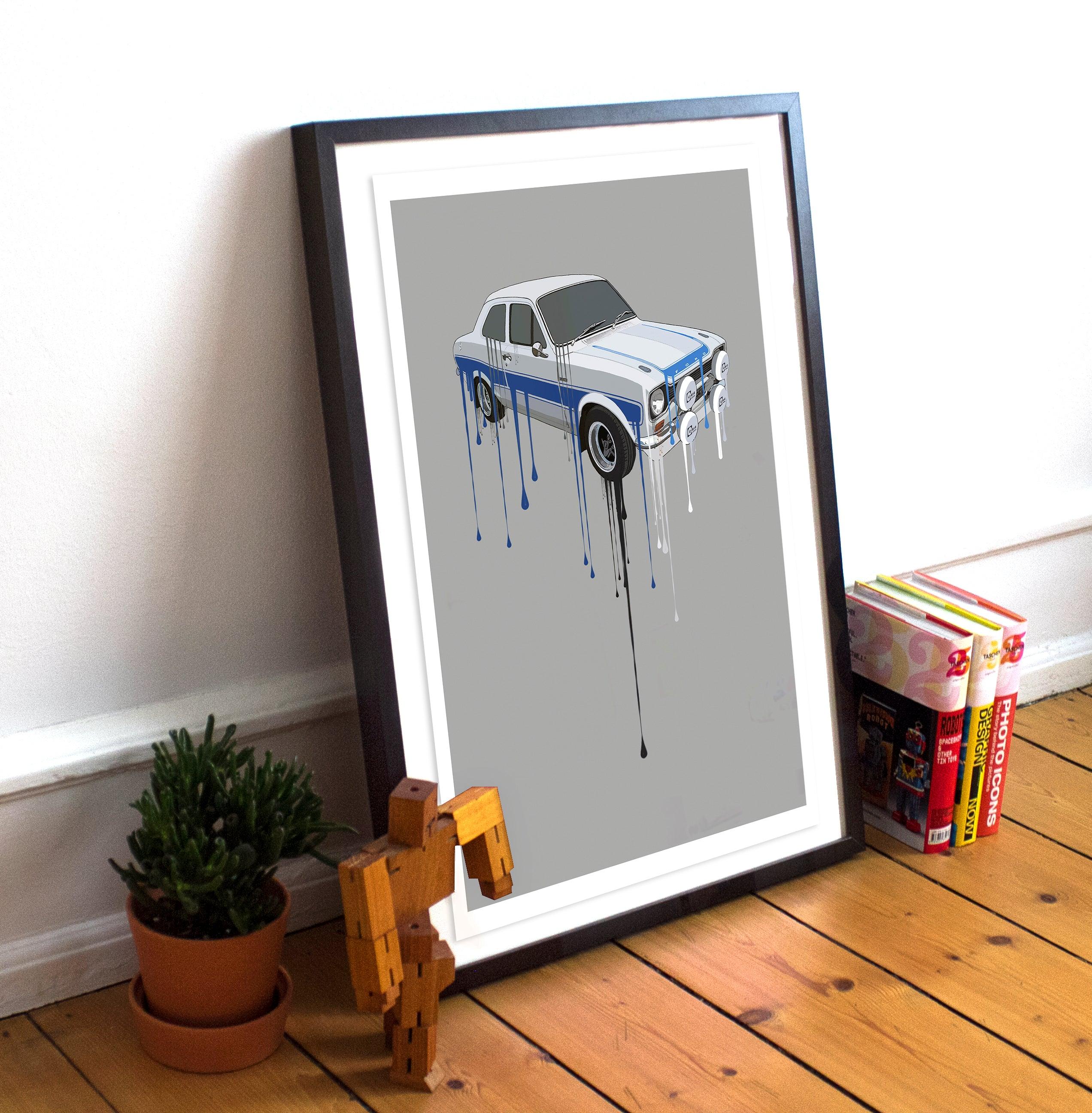 Ford Escort Mk1 RS2000 Print - Fueled.art