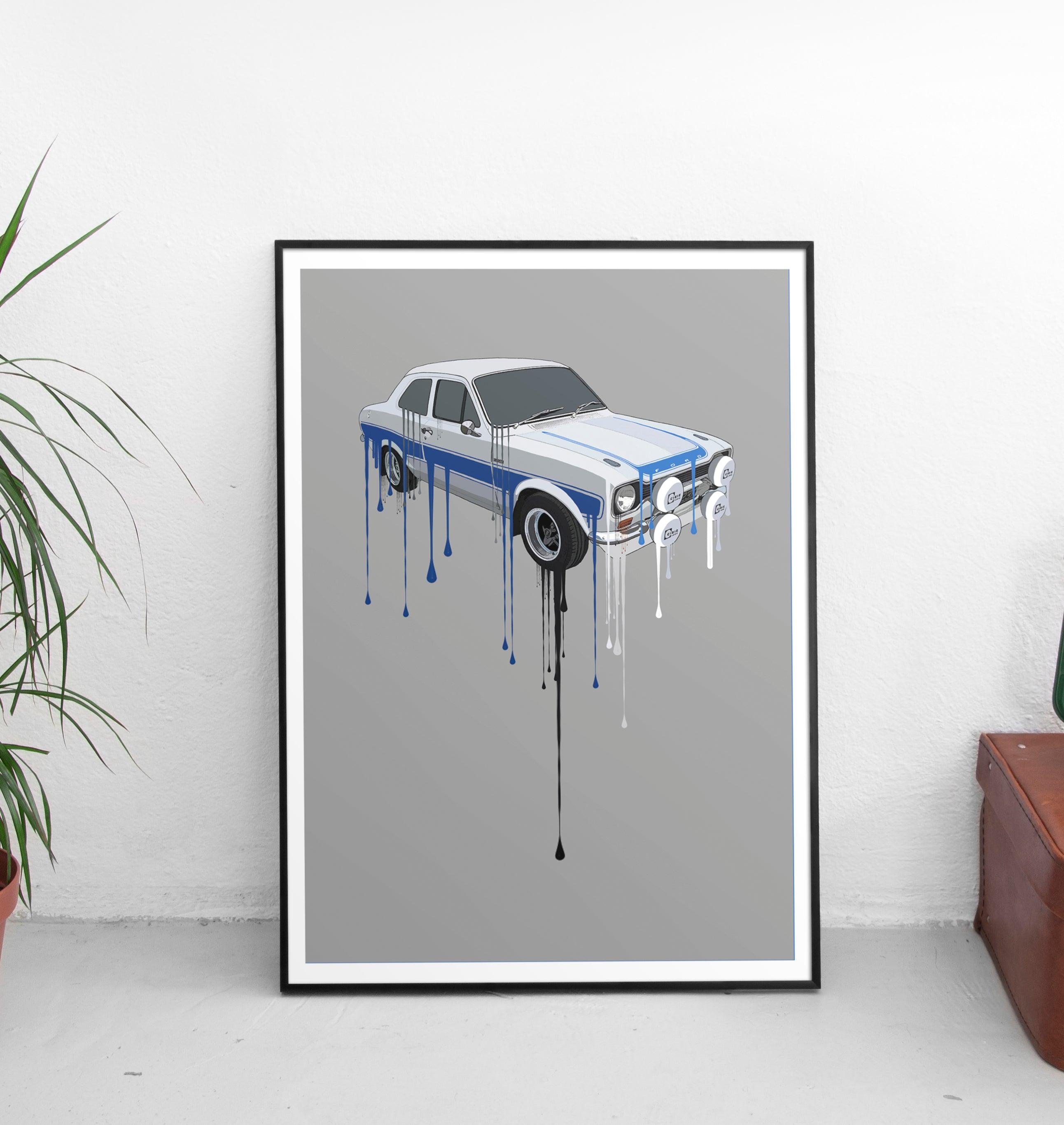 Ford Escort Mk1 RS2000 Print - Fueled.art