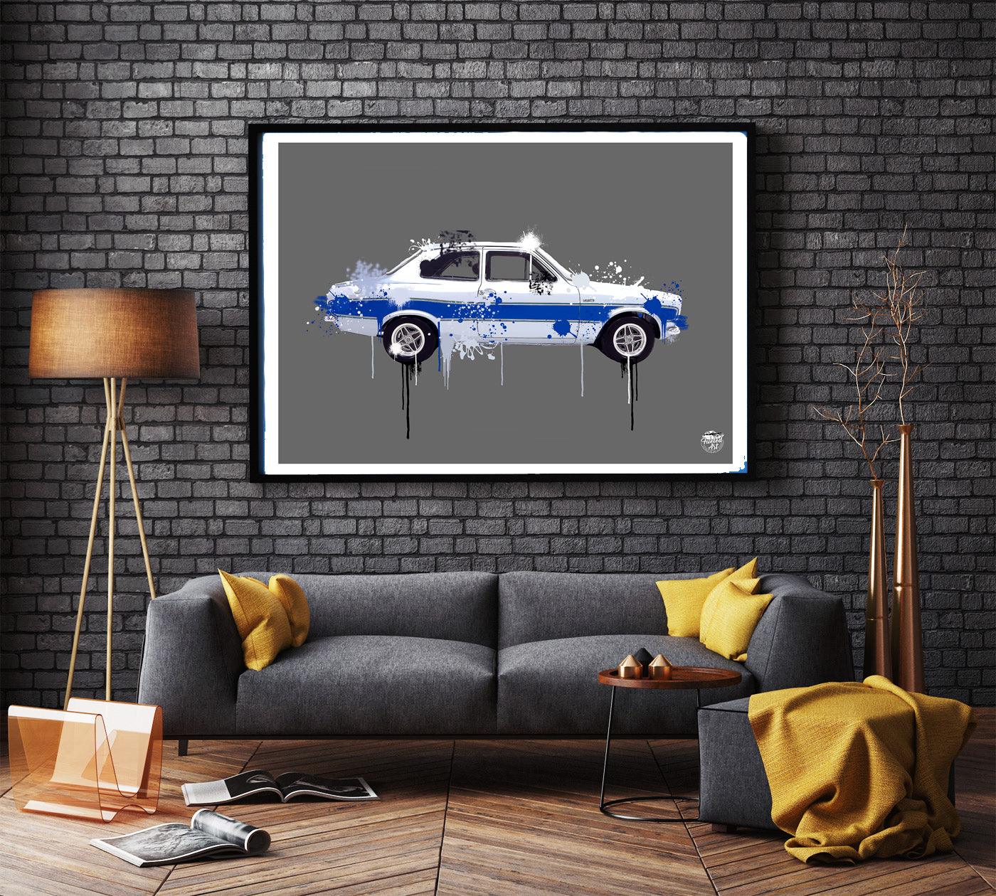 Ford Escort Mk1 RS2000 Print - Fueled.art