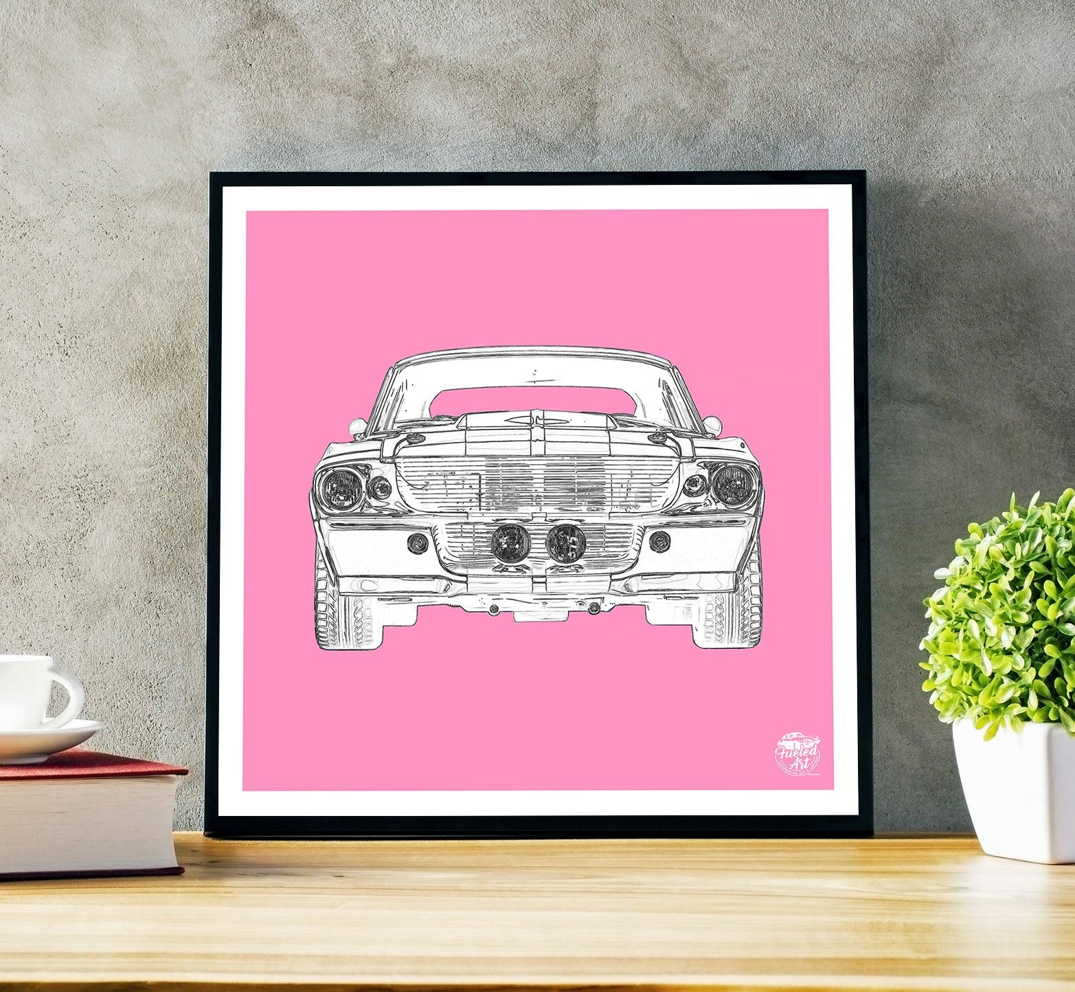 Ford Mustang GT500 Print - Fueled.art