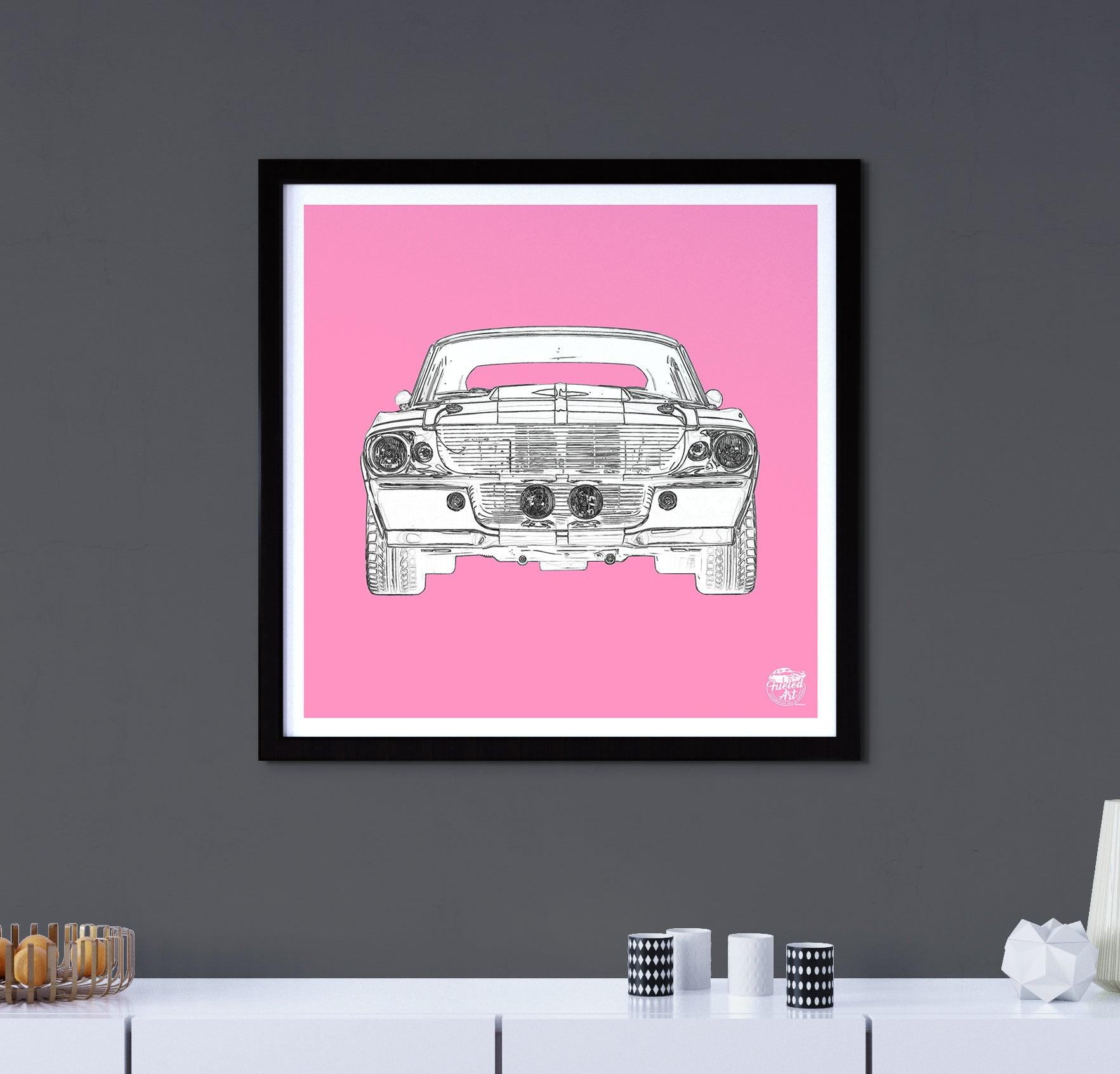 Ford Mustang GT500 Print - Fueled.art