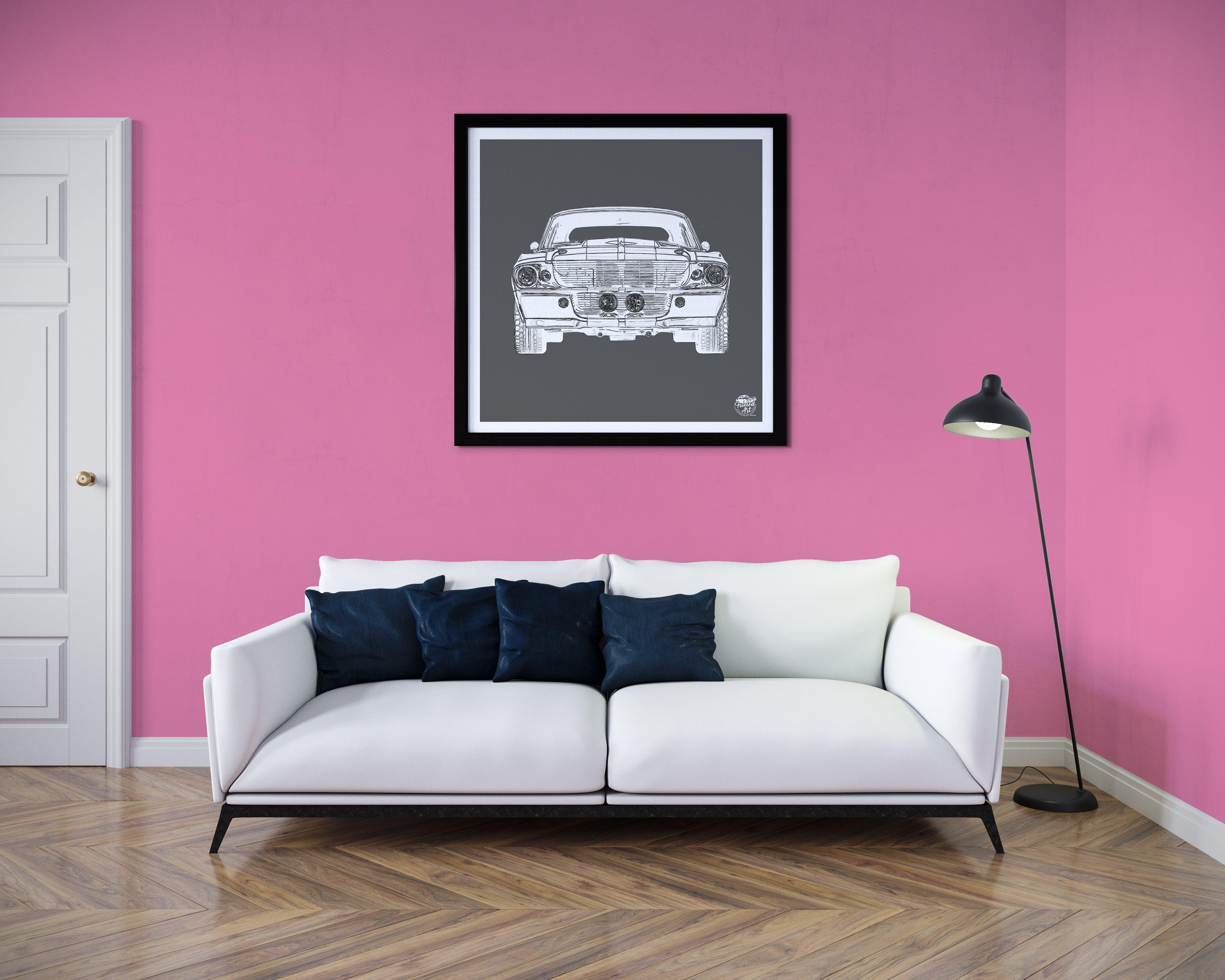 Ford Mustang GT500 Print - Fueled.art