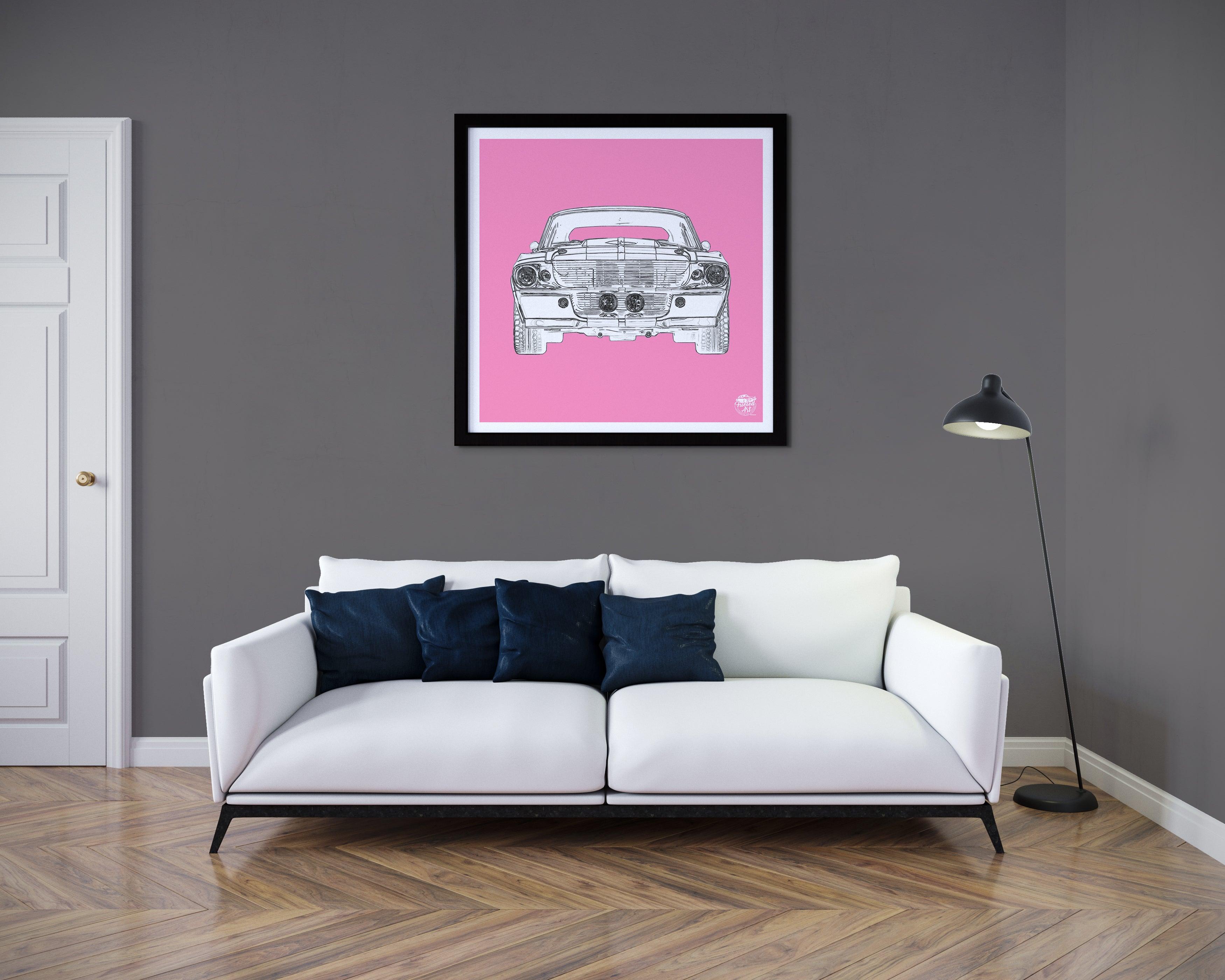 Ford Mustang GT500 Print - Fueled.art