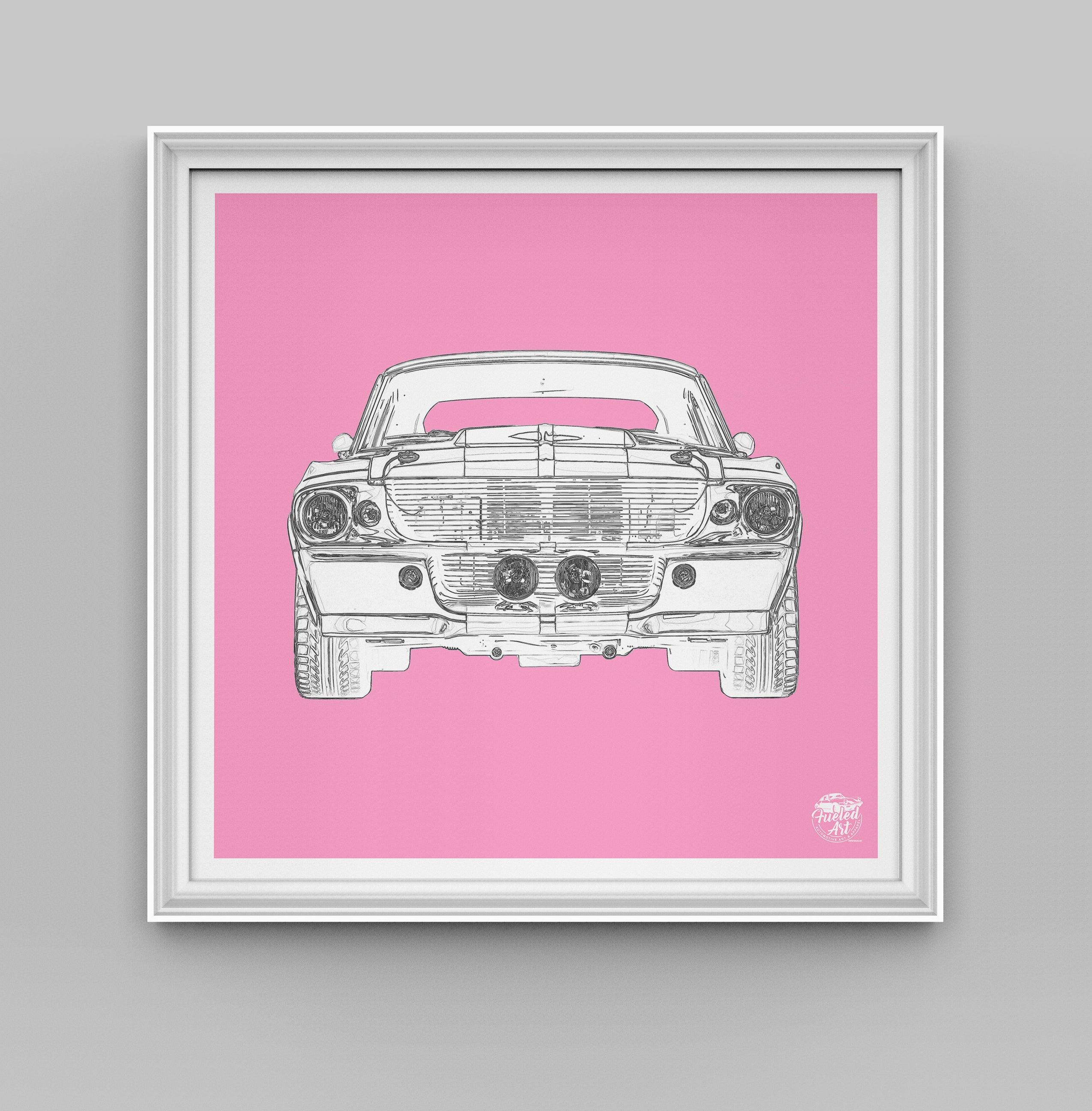 Ford Mustang GT500 Print - Fueled.art