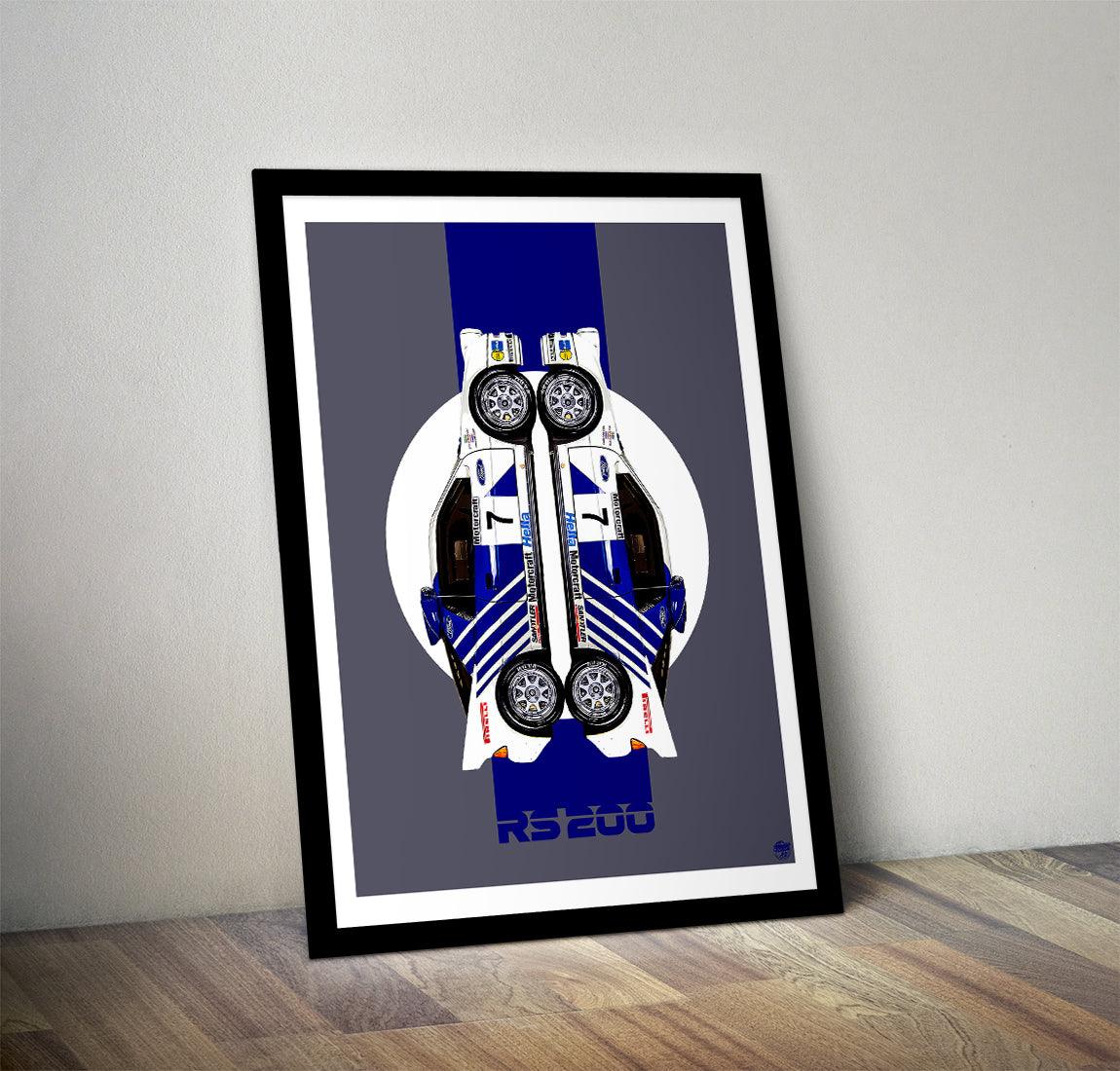 Ford RS200 print - Fueled.art