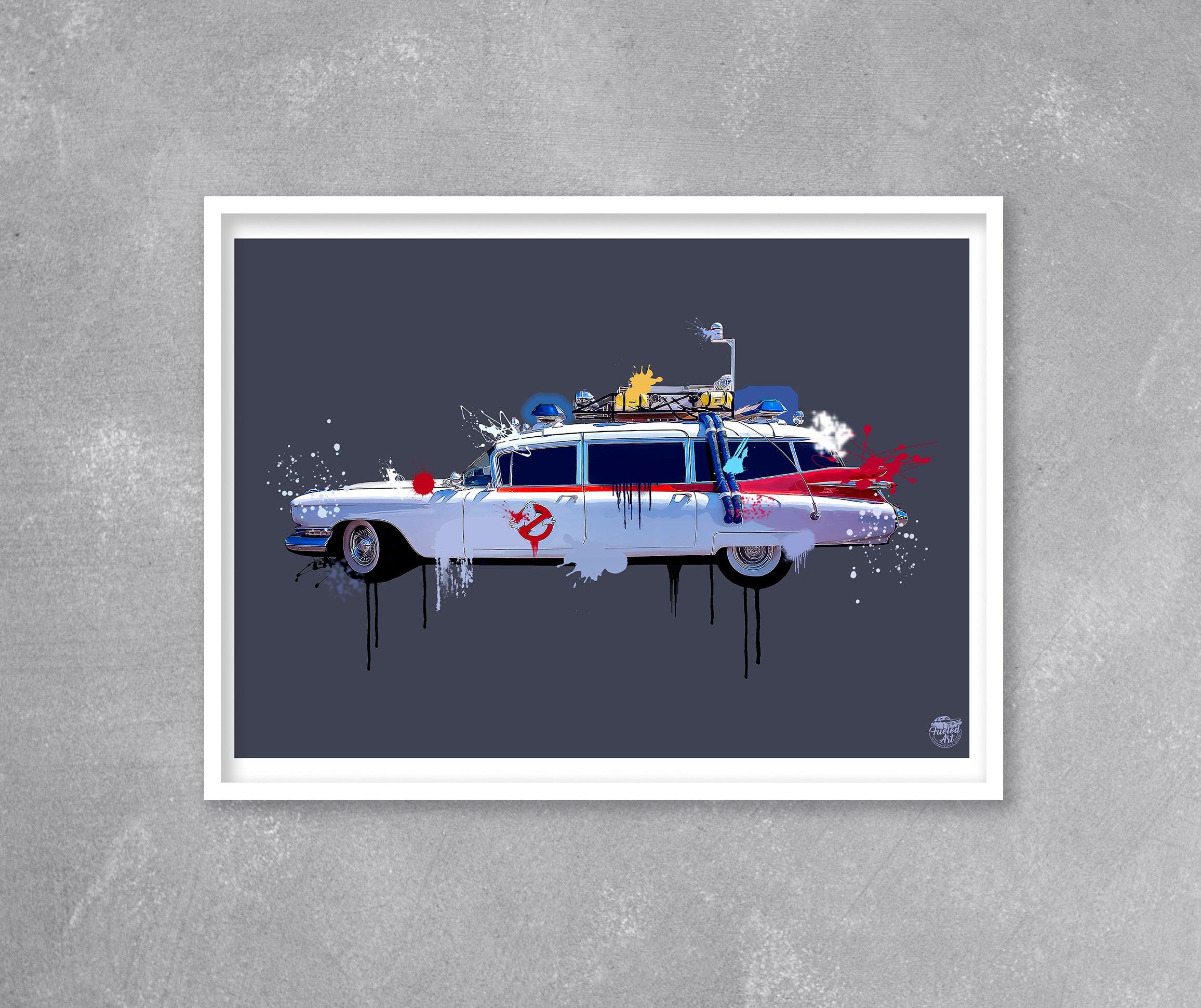 Ghostbusters Ecto 1 Print - Fueled.art