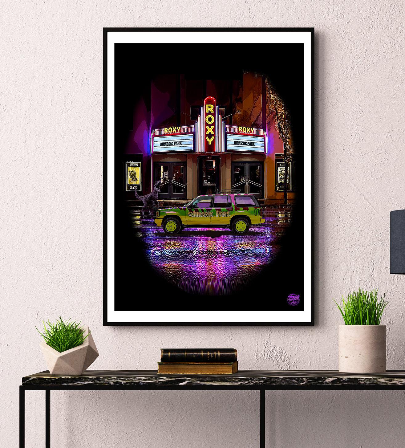 Jurassic Park Ford Explorer Print - Fueled.art