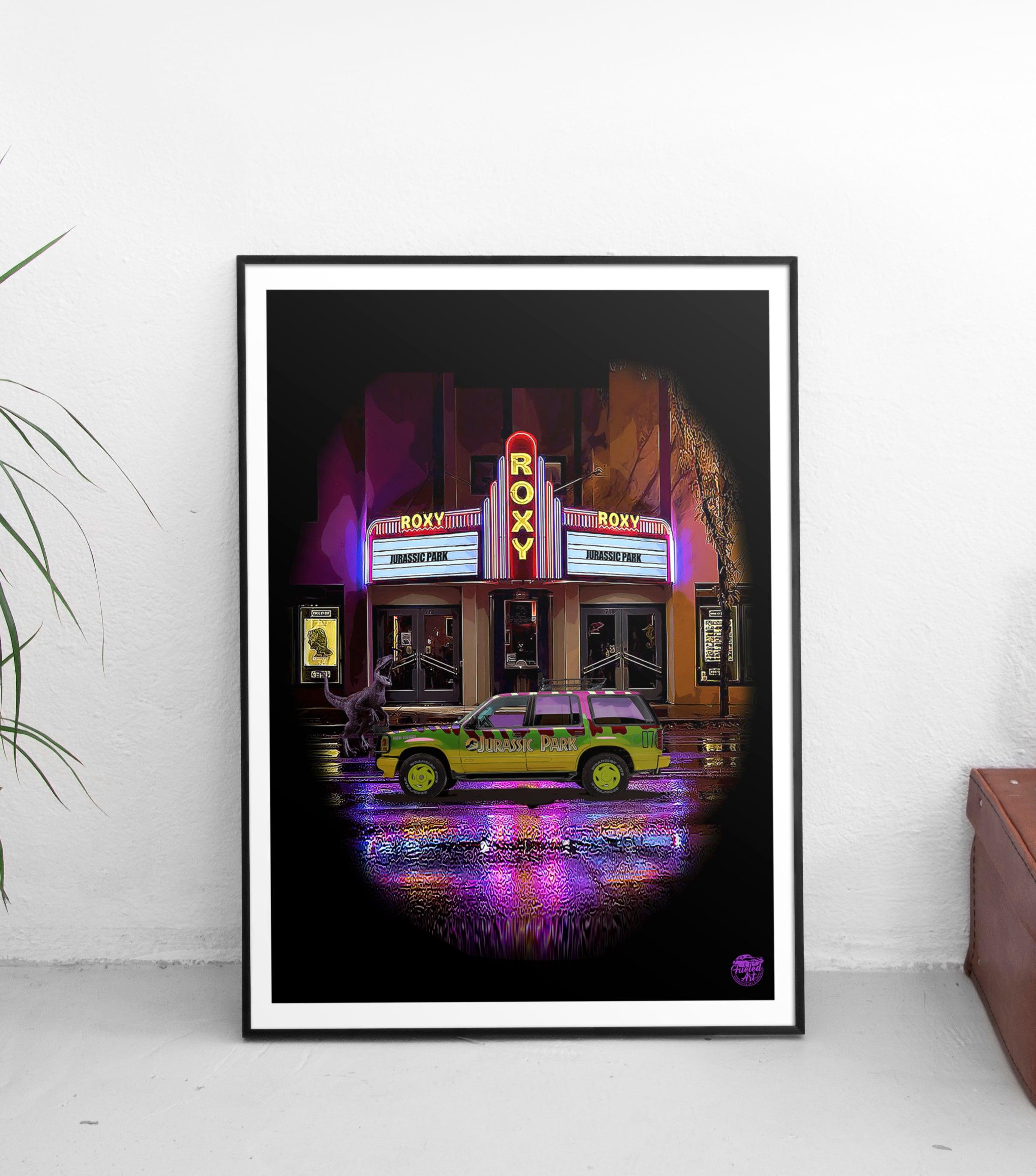 Jurassic Park Ford Explorer Print - Fueled.art