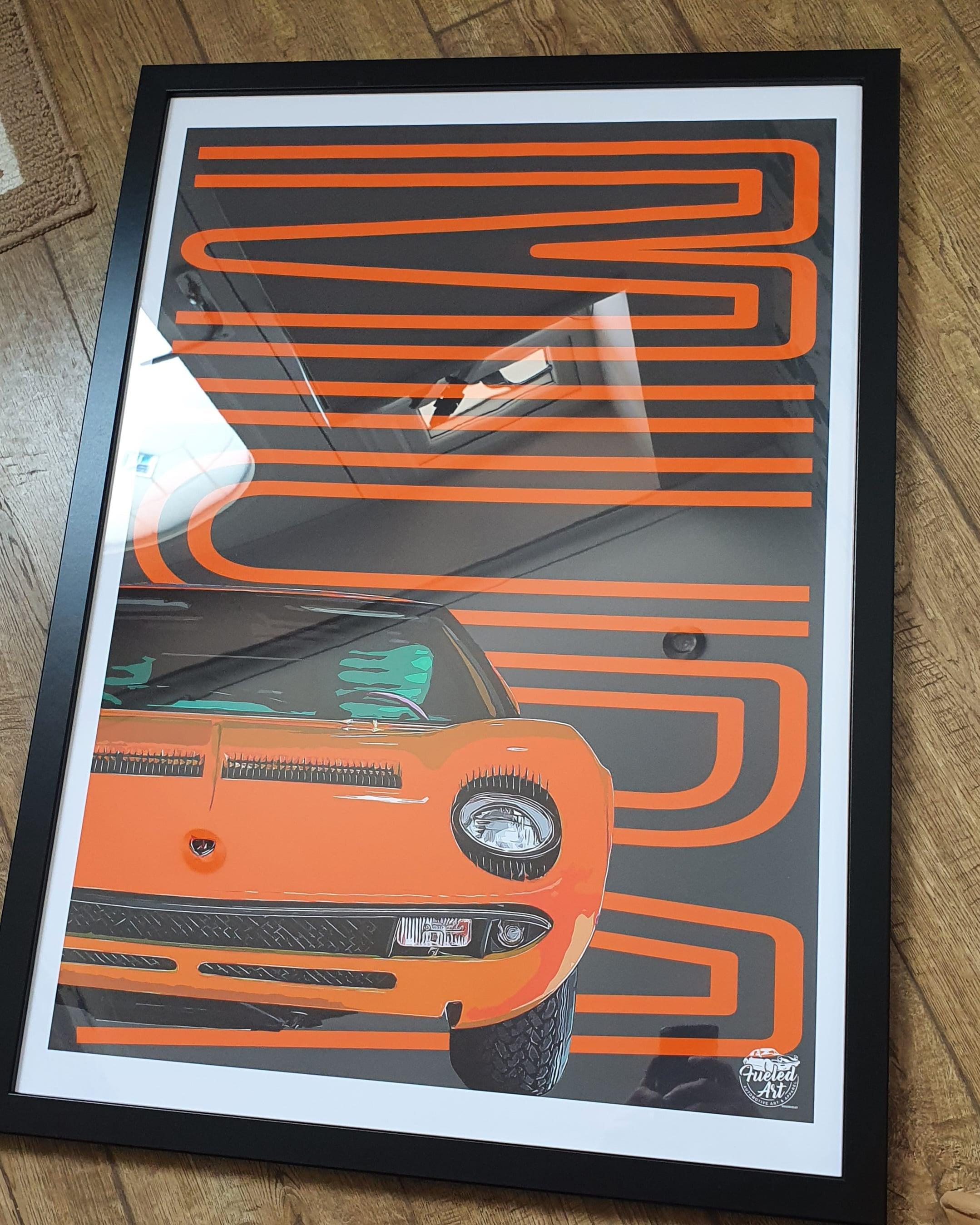 Lamborghini Miura Print - Fueled.art