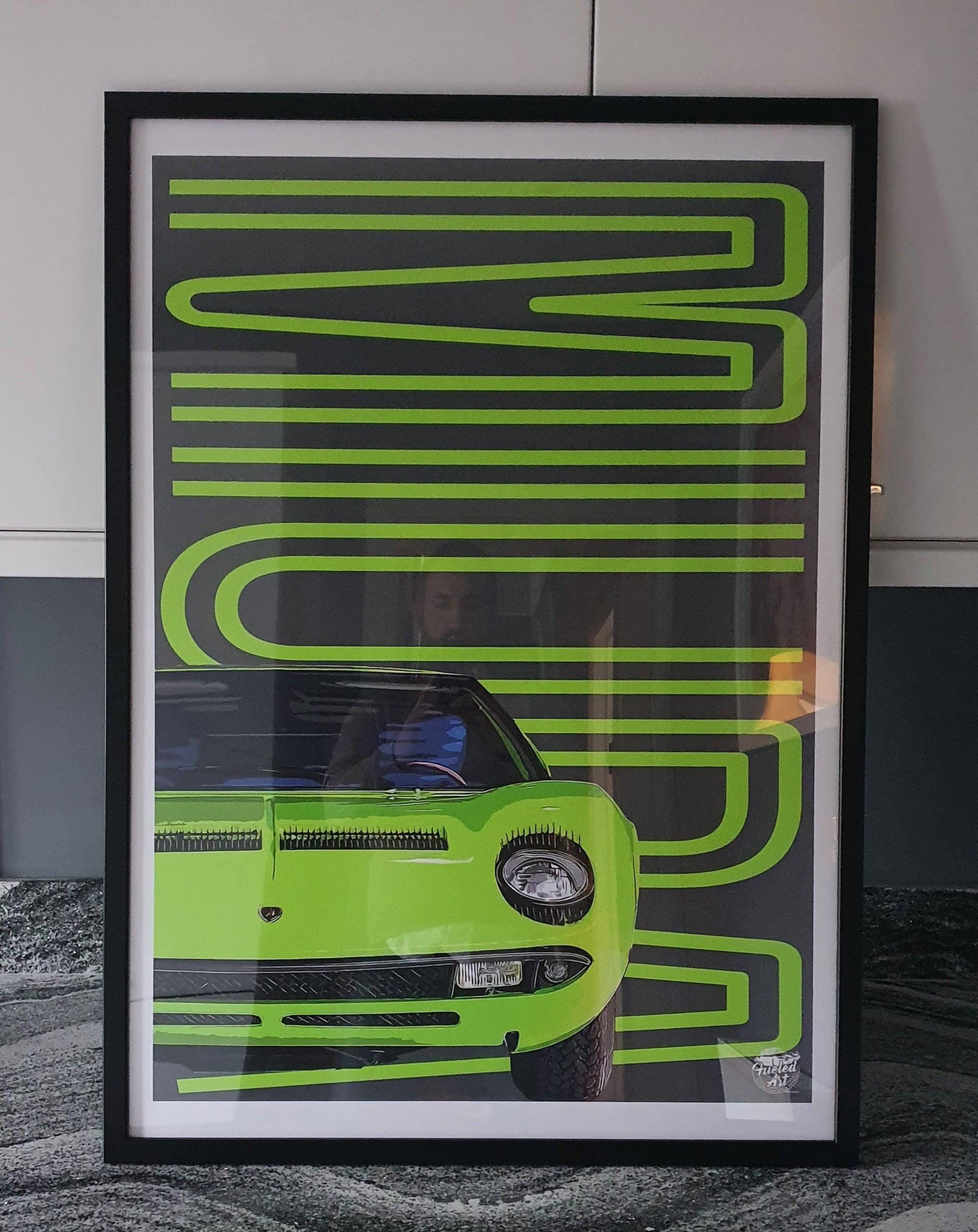 Lamborghini Miura Print - Fueled.art