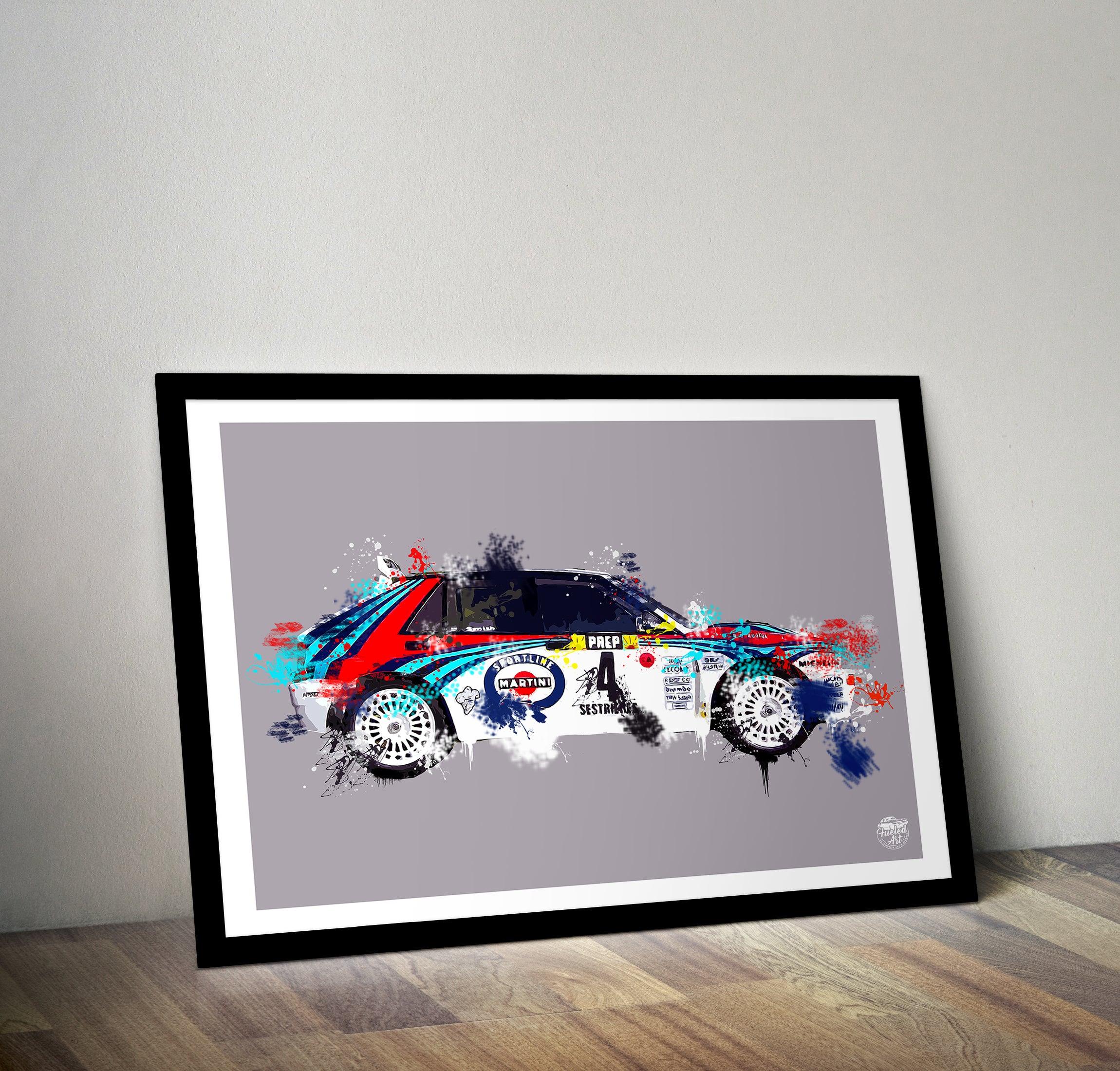 Lancia Delta Integrale Print - Fueled.art