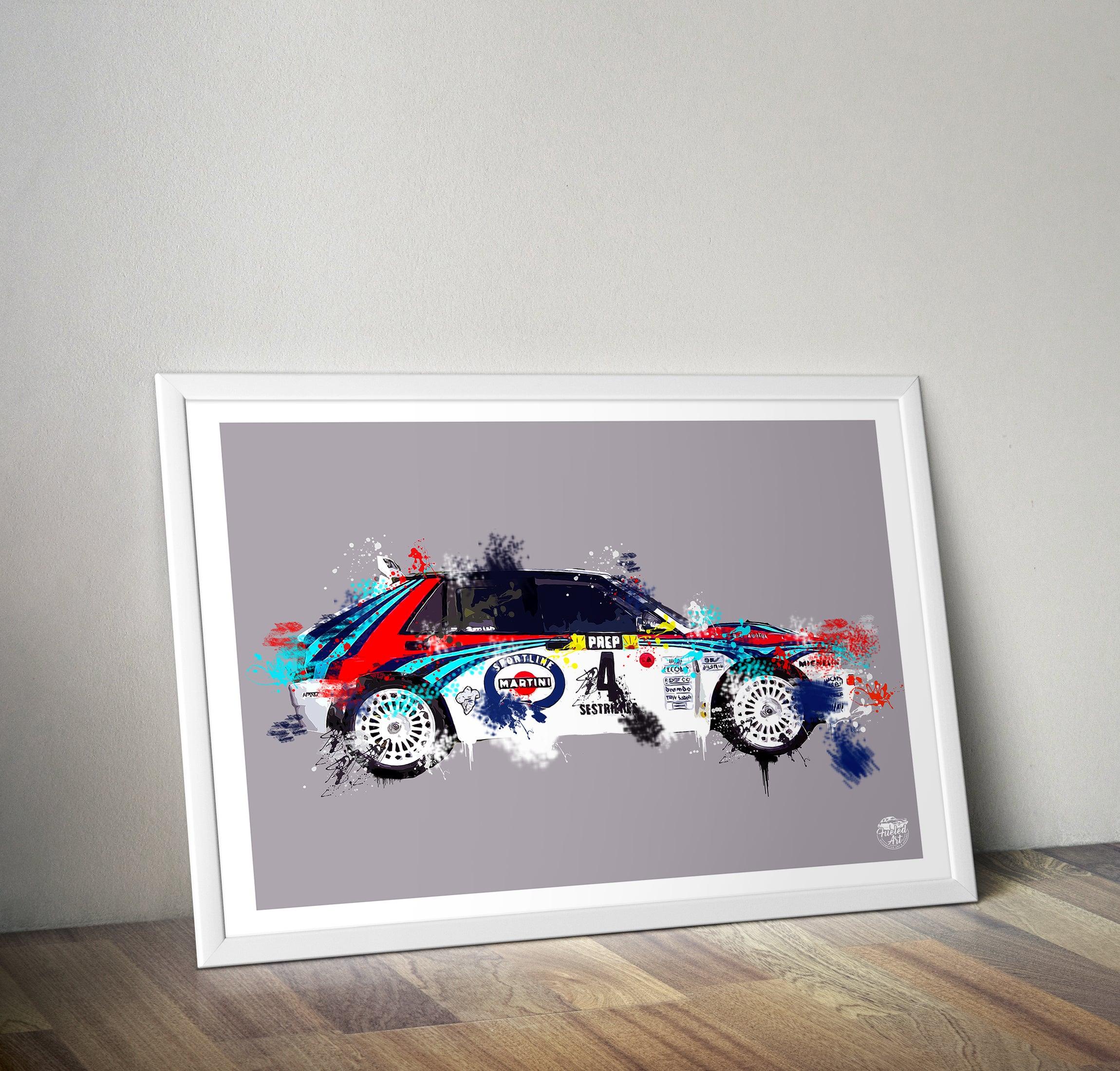 Lancia Delta Integrale Print - Fueled.art