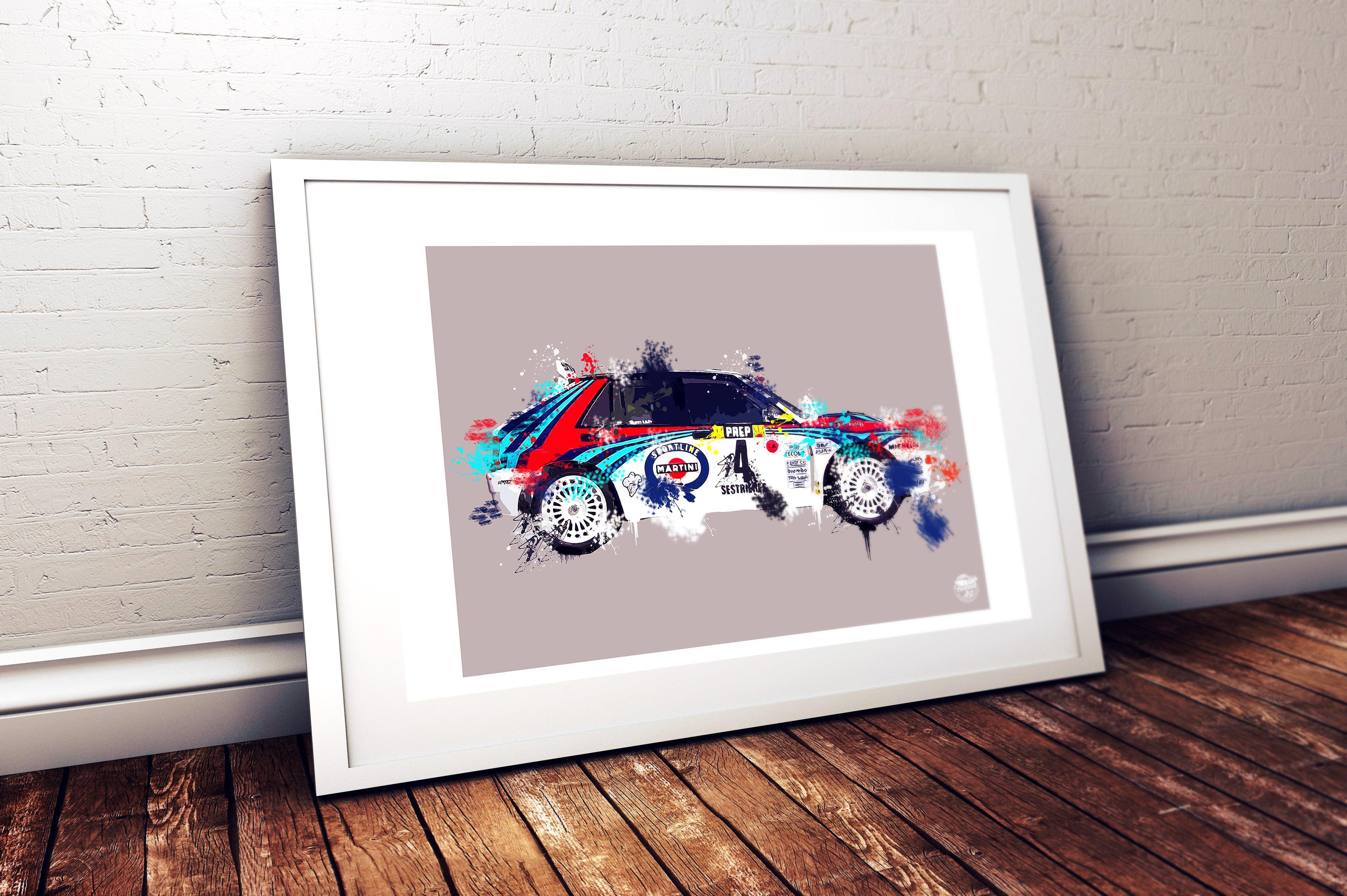 Lancia Delta Integrale Print - Fueled.art