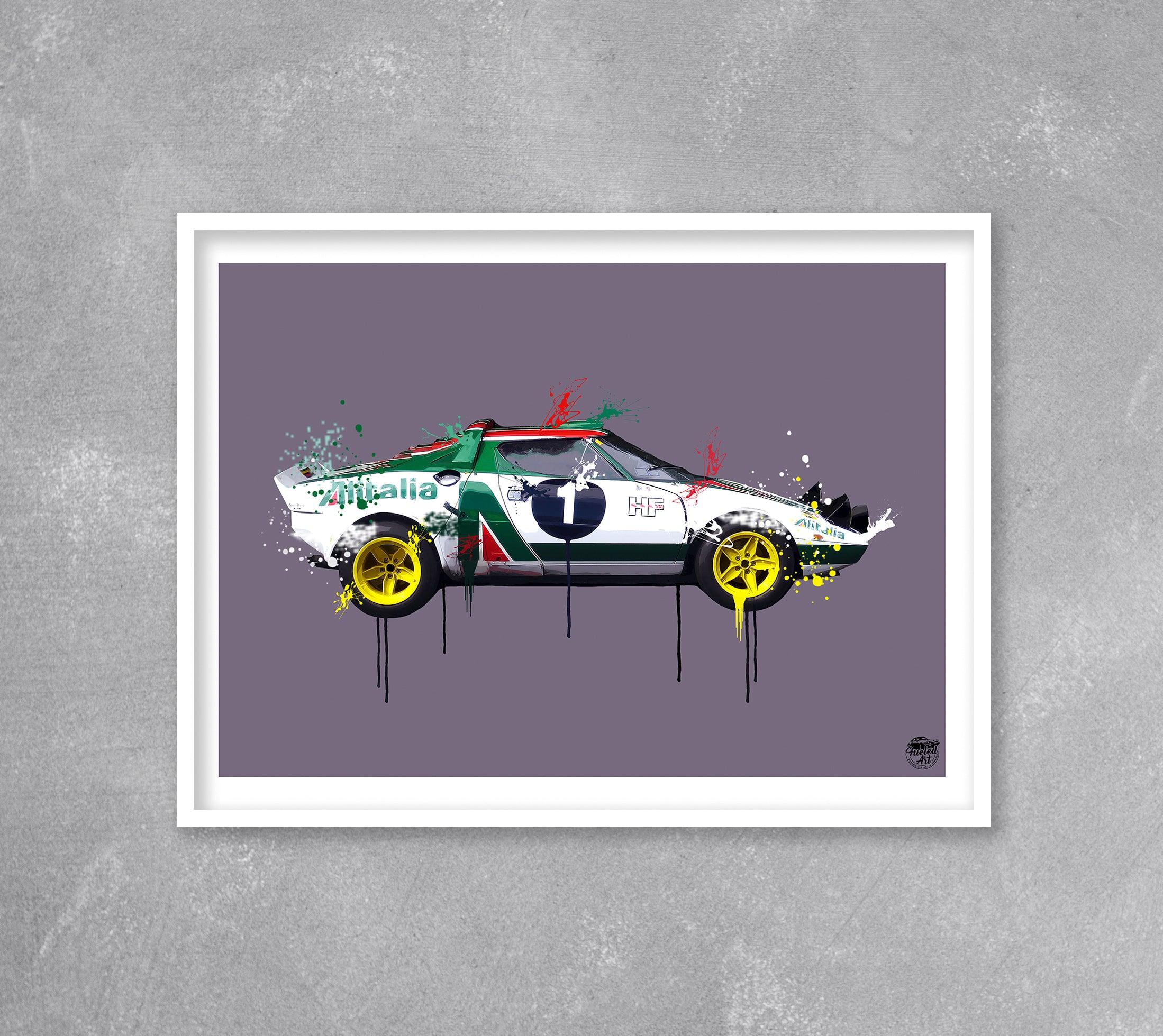 Lancia Stratos Print - Fueled.art