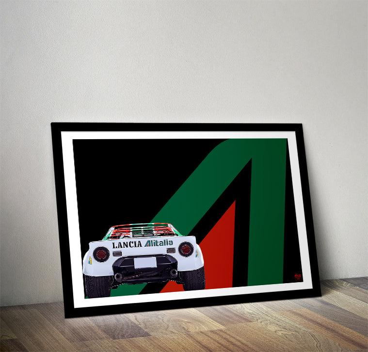 Lancia Stratos Print - Fueled.art