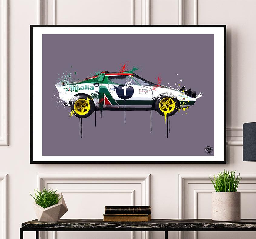 Lancia Stratos Print - Fueled.art