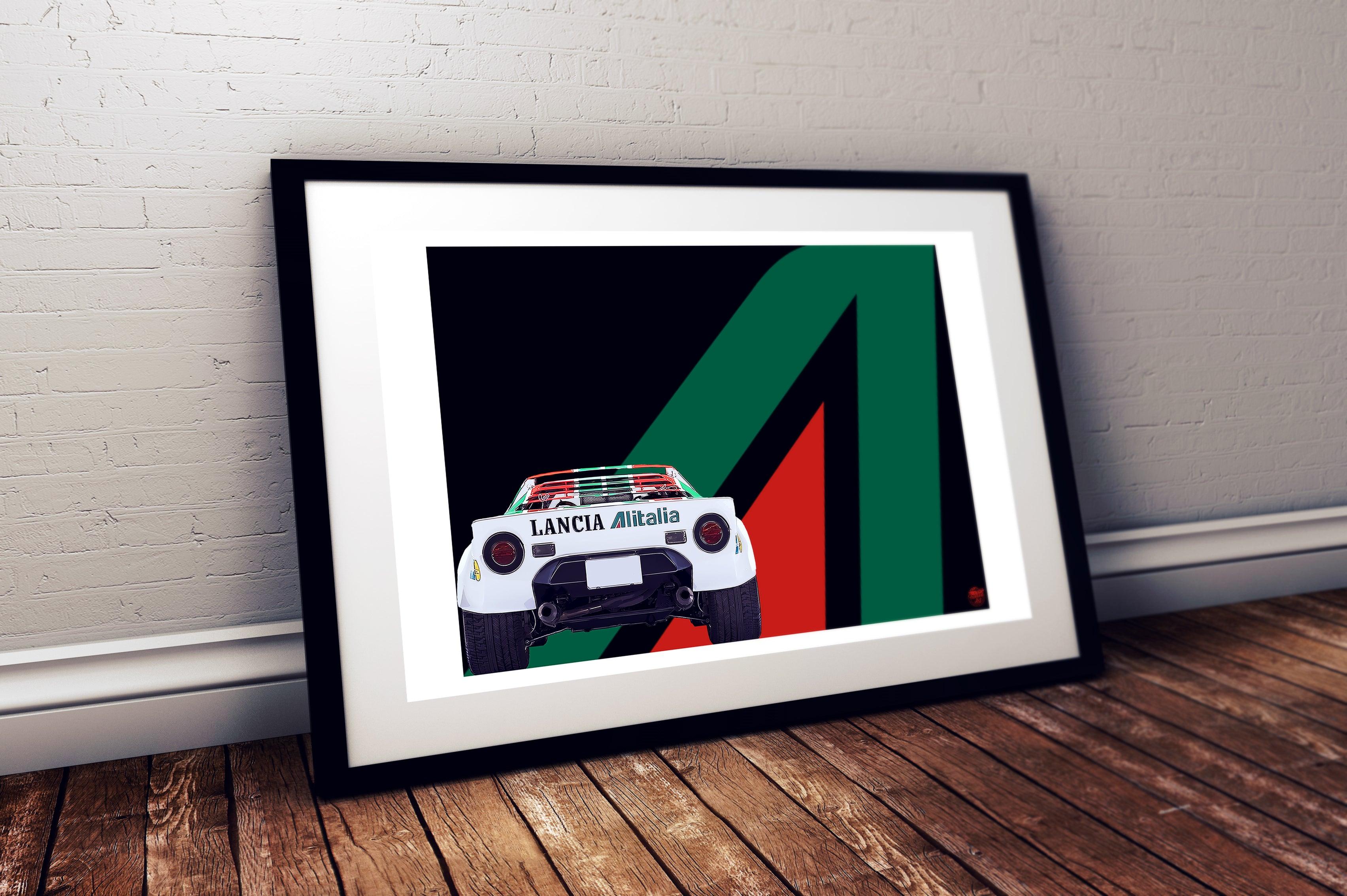 Lancia Stratos Print - Fueled.art