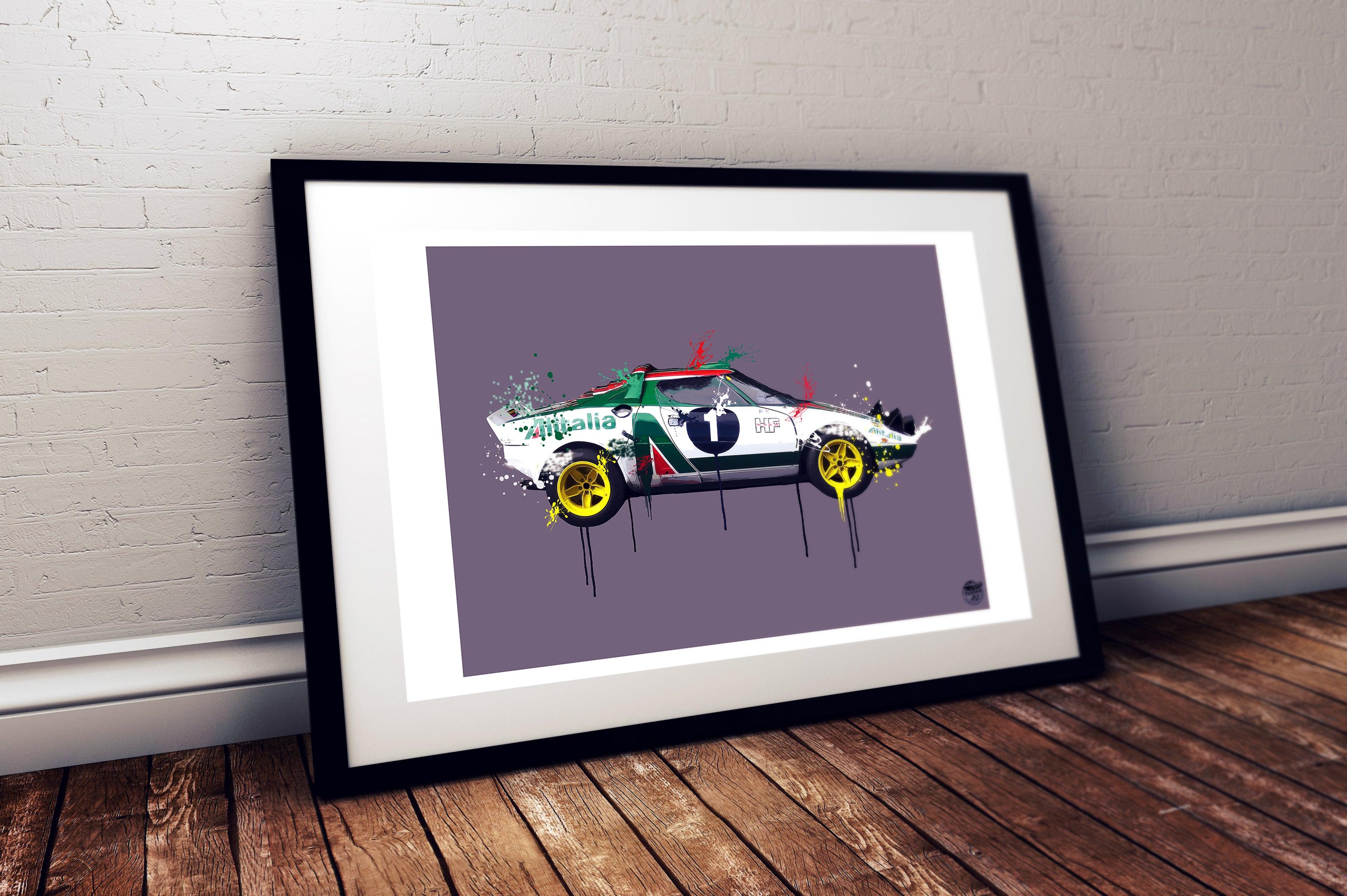 Lancia Stratos Print - Fueled.art