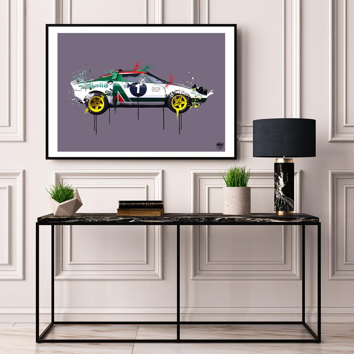 Lancia Stratos Print - Fueled.art