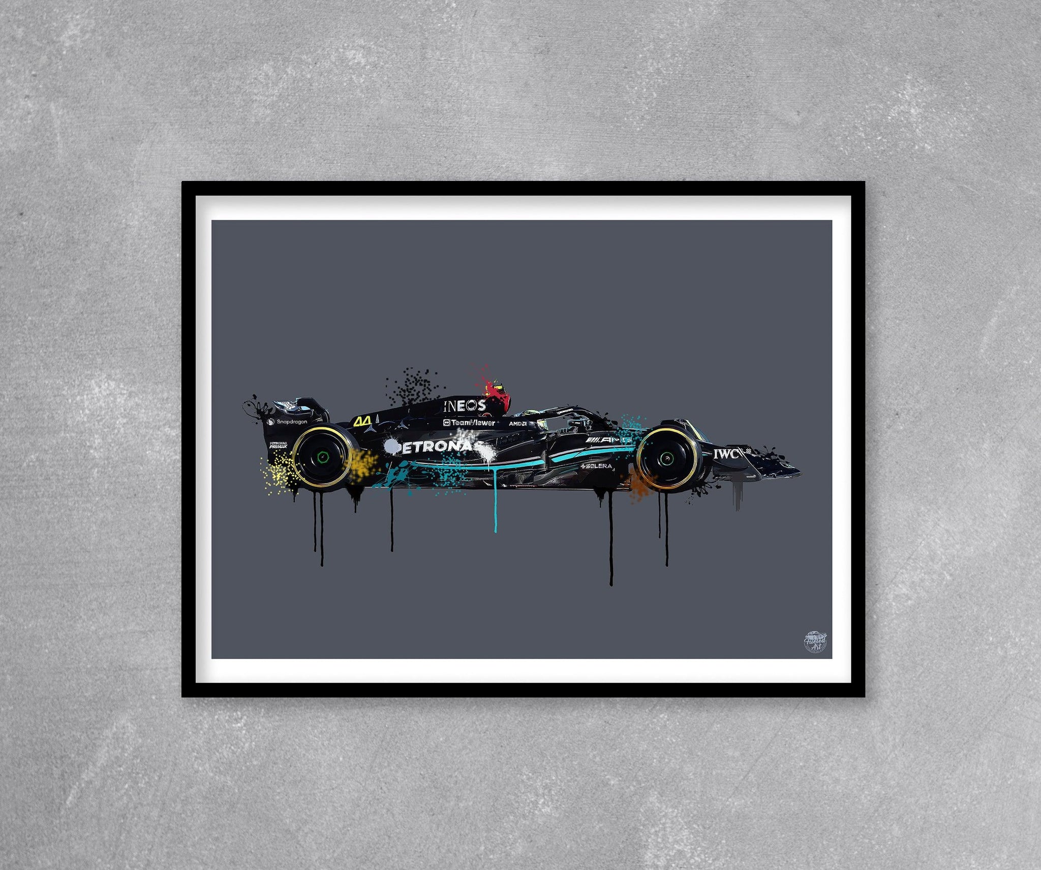 Lewis Hamilton, Mercedes print by Motorsport Images