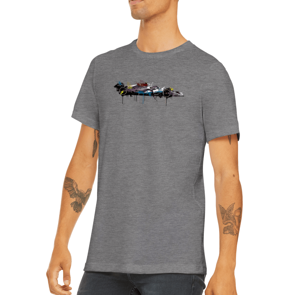 Lewis Hamilton Mercedes F1 - Unisex Crewneck T-shirt - Fueled.art