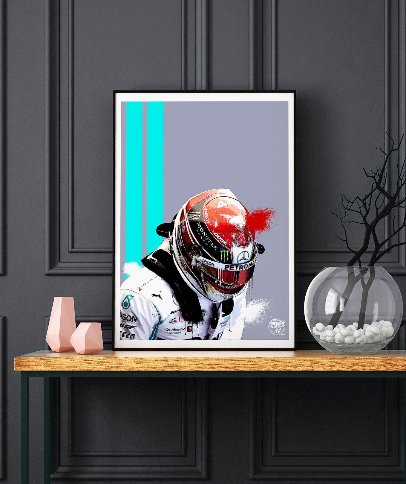 Lewis Hamilton Print - Fueled.art