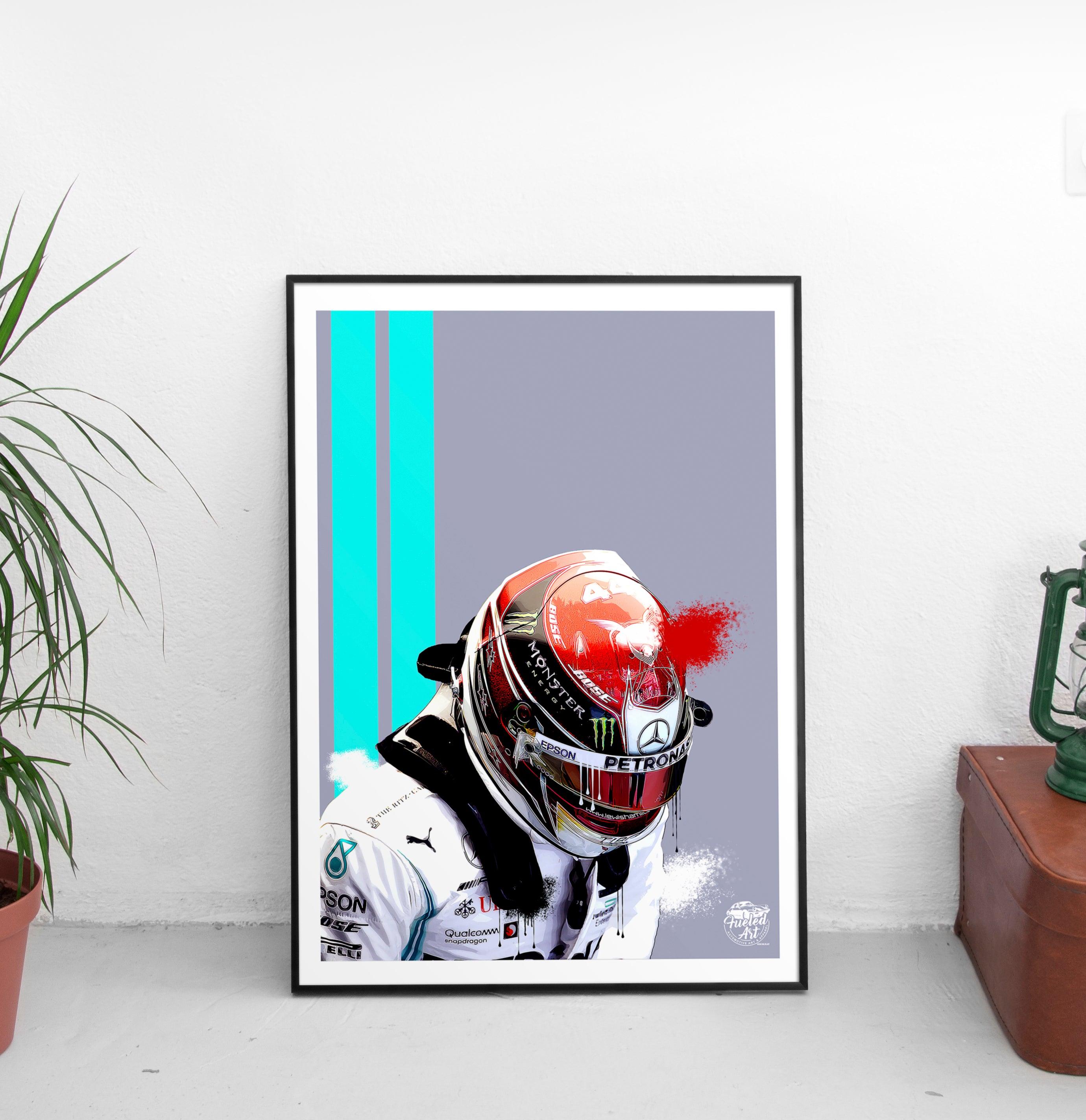 Lewis Hamilton Print - Fueled.art