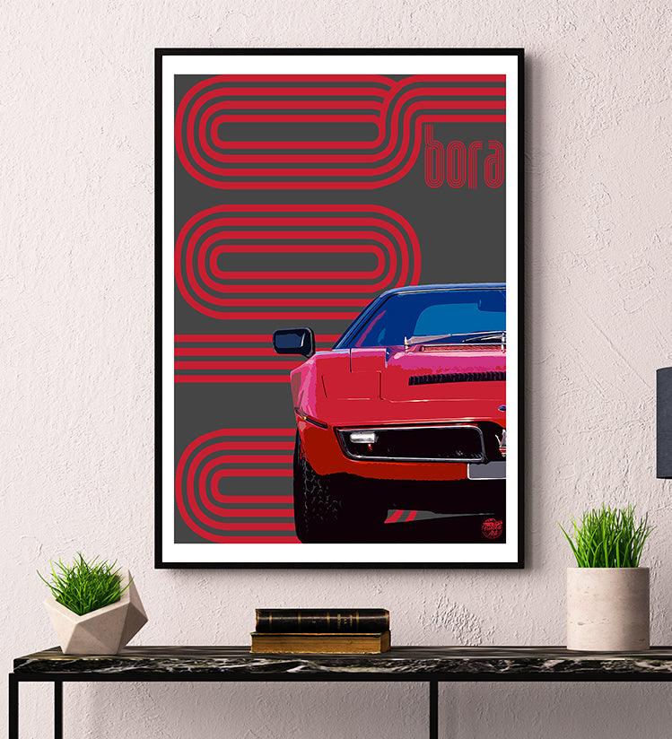 Maserati Bora Print - Fueled.art