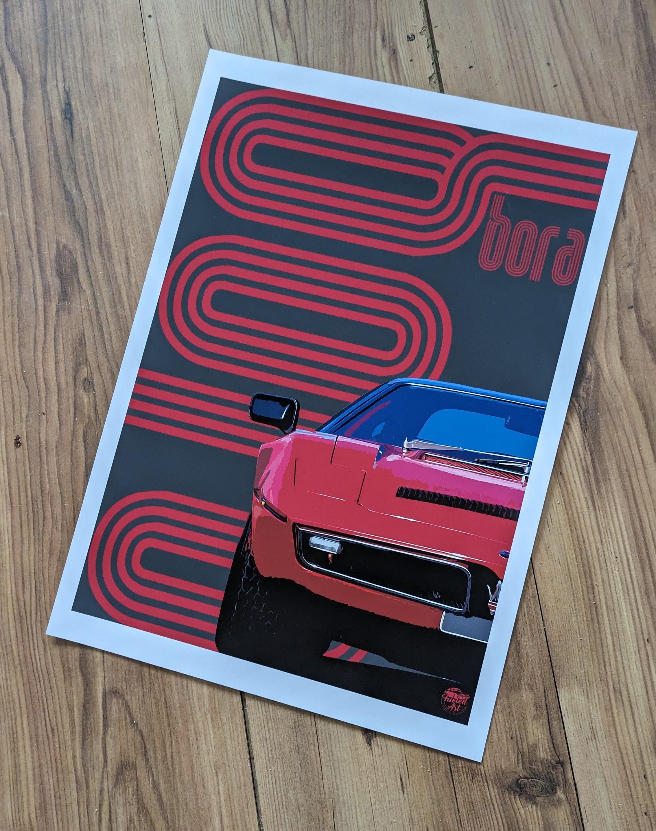 Maserati Bora Print - Fueled.art