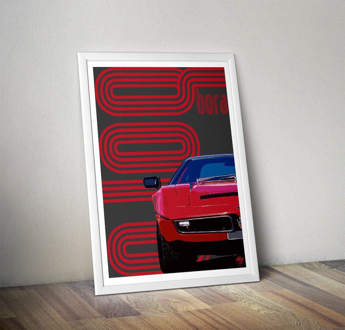 Maserati Bora Print - Fueled.art