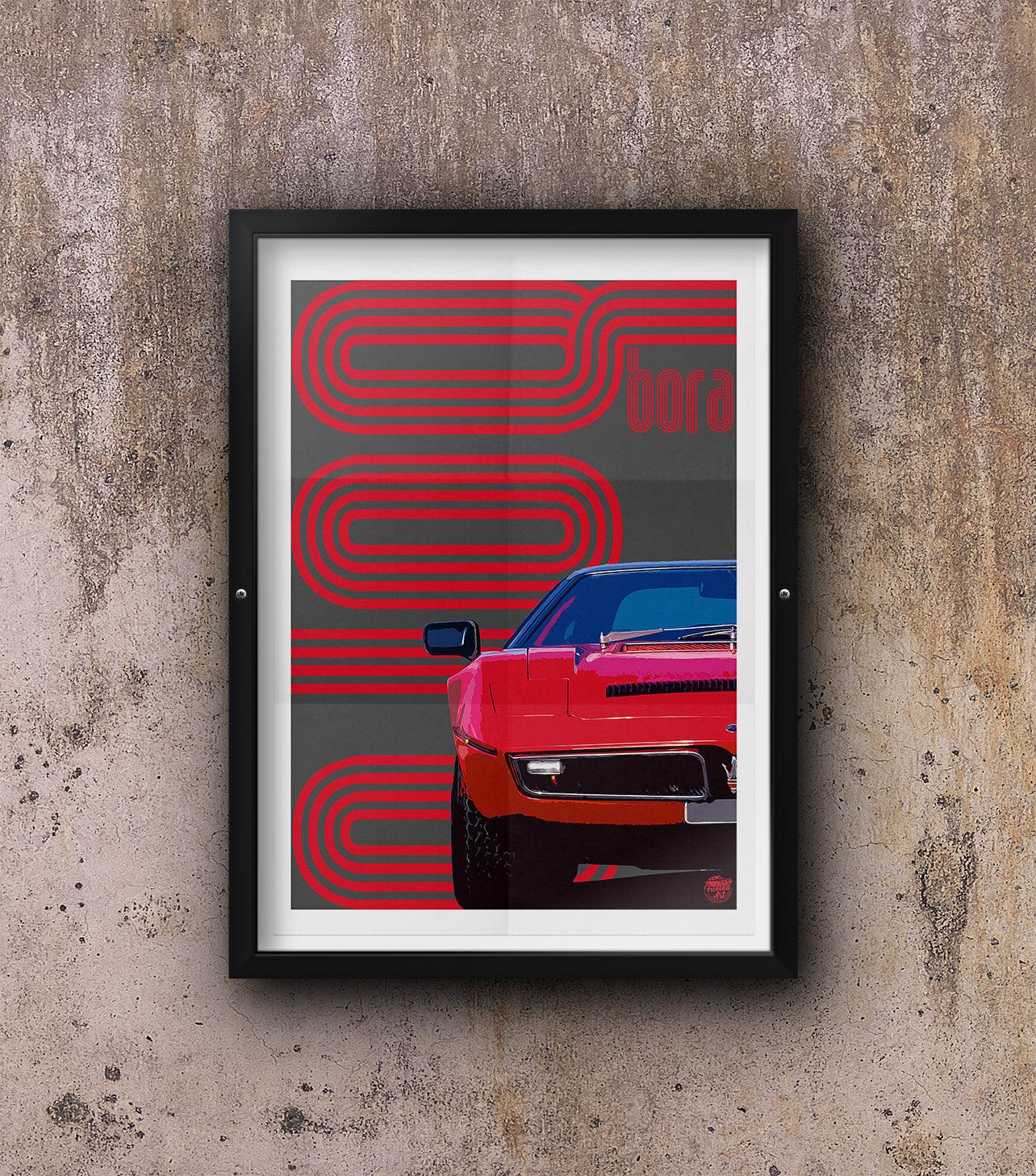 Maserati Bora Print - Fueled.art