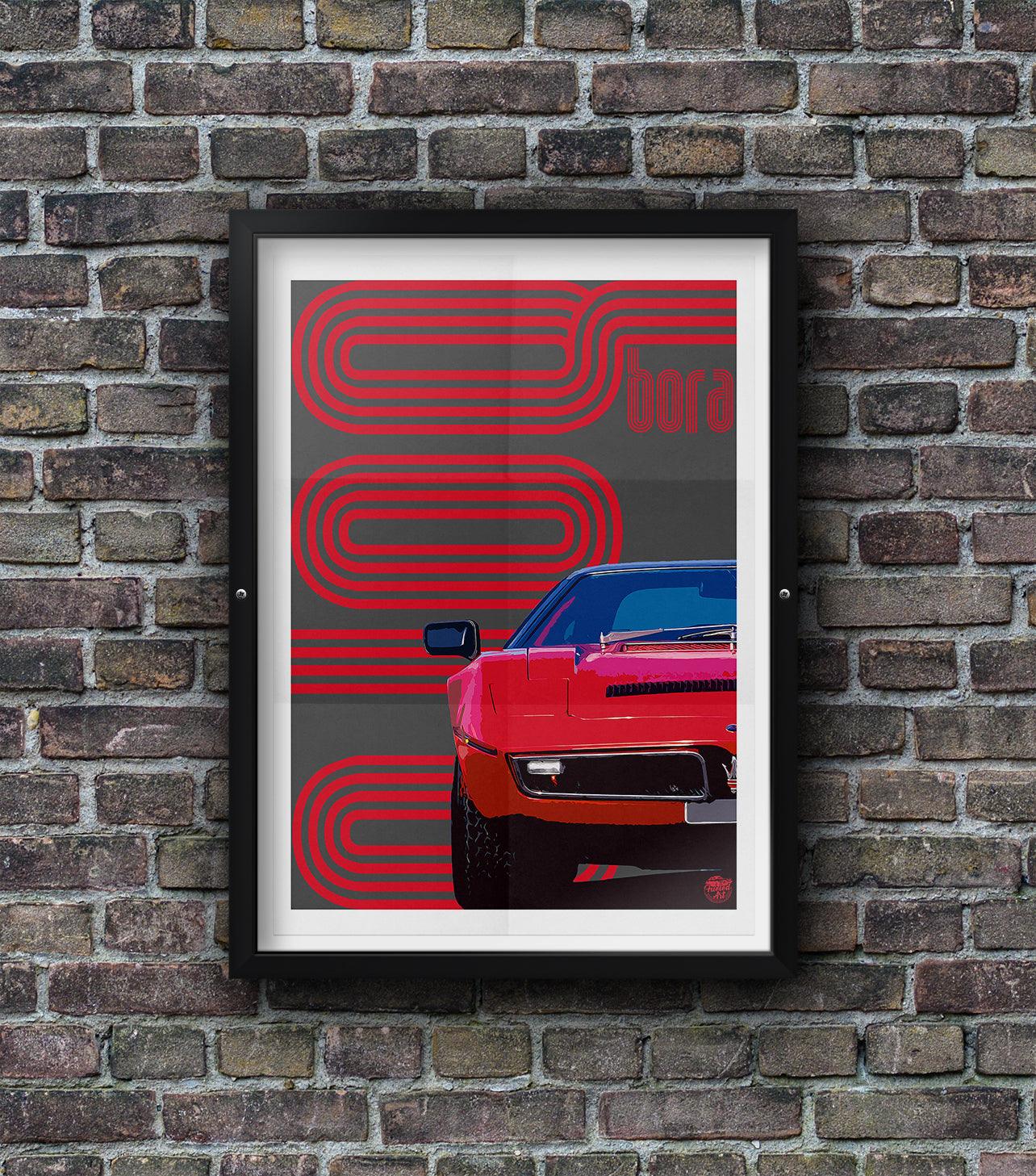 Maserati Bora Print - Fueled.art