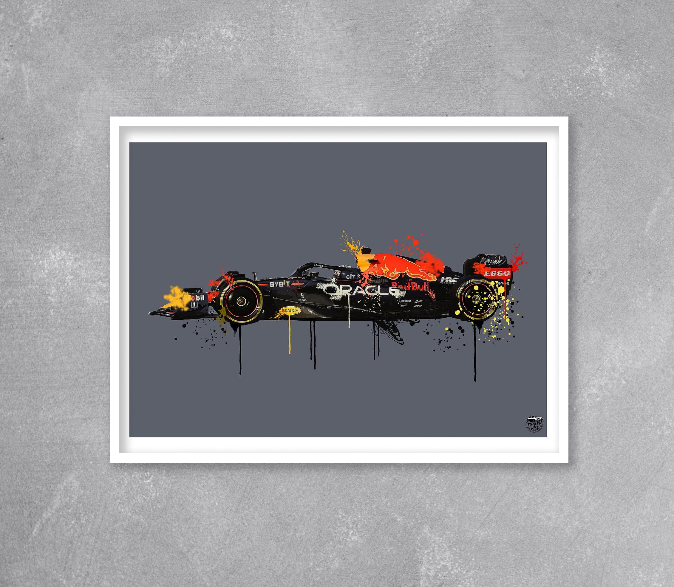 Max Verstappen 2023 Red Bull F1 Print - Fueled.art