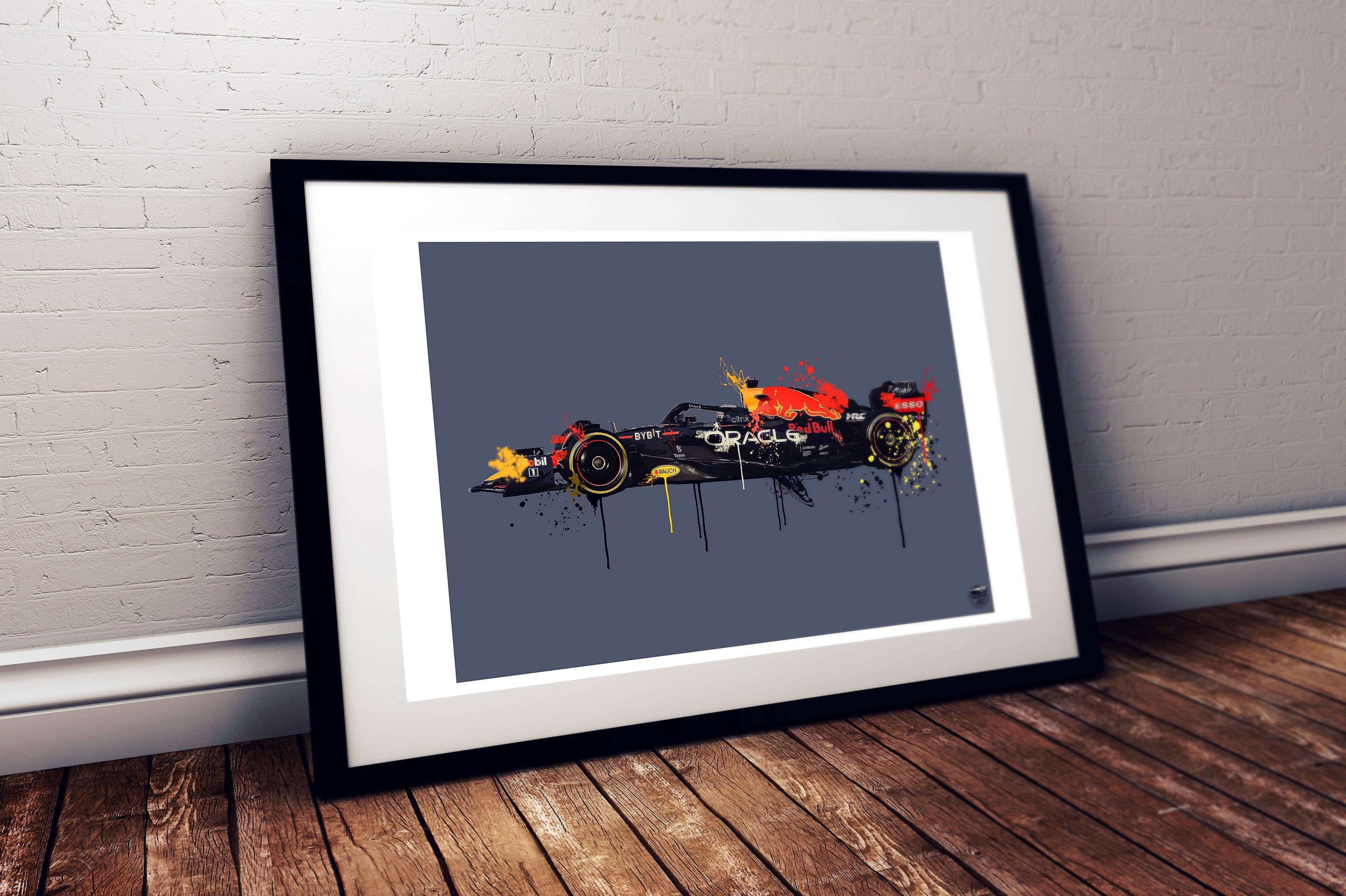 Max Verstappen 2023 Red Bull F1 Print - Fueled.art