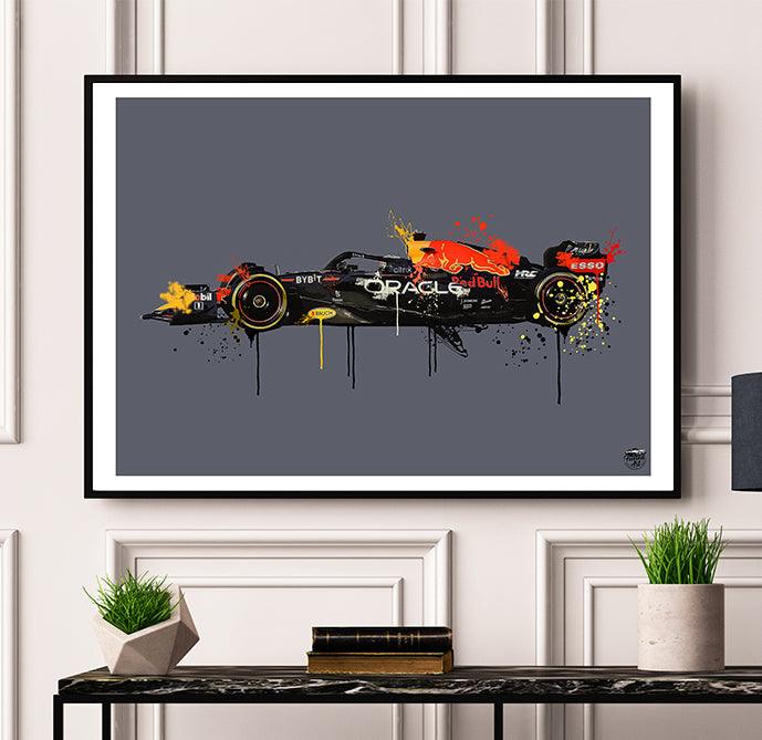 Max Verstappen 2023 Red Bull F1 Print - Fueled.art