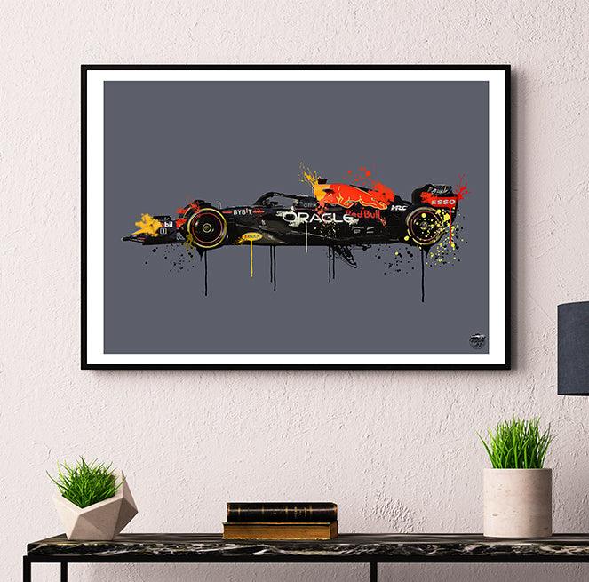 Max Verstappen 2023 Red Bull F1 Print - Fueled.art