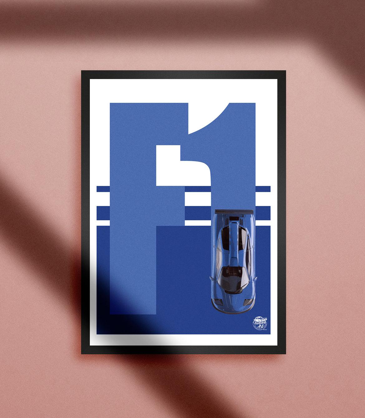 McLaren F1 LM print - Fueled.art