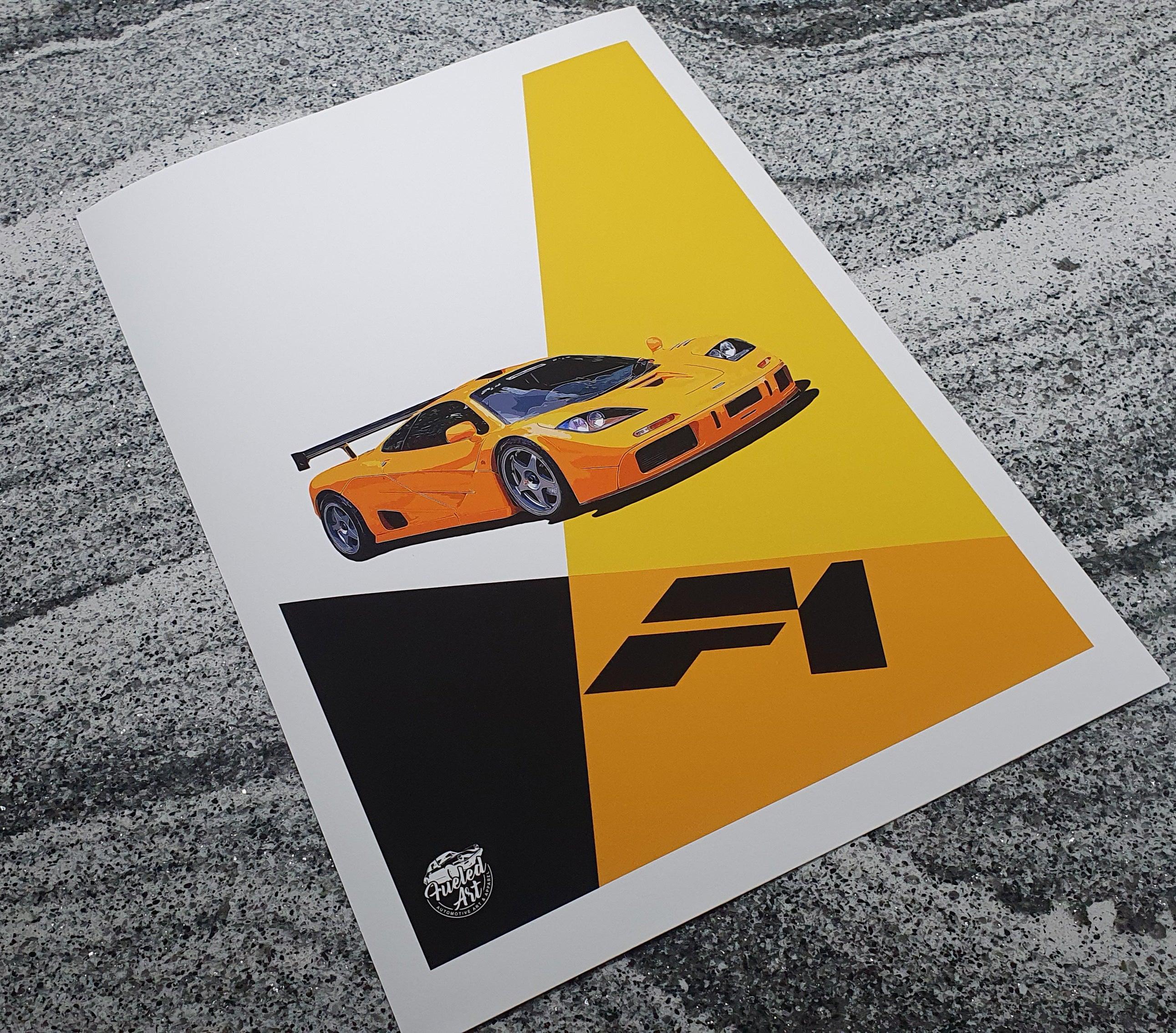 McLaren F1 LM print - Fueled.art