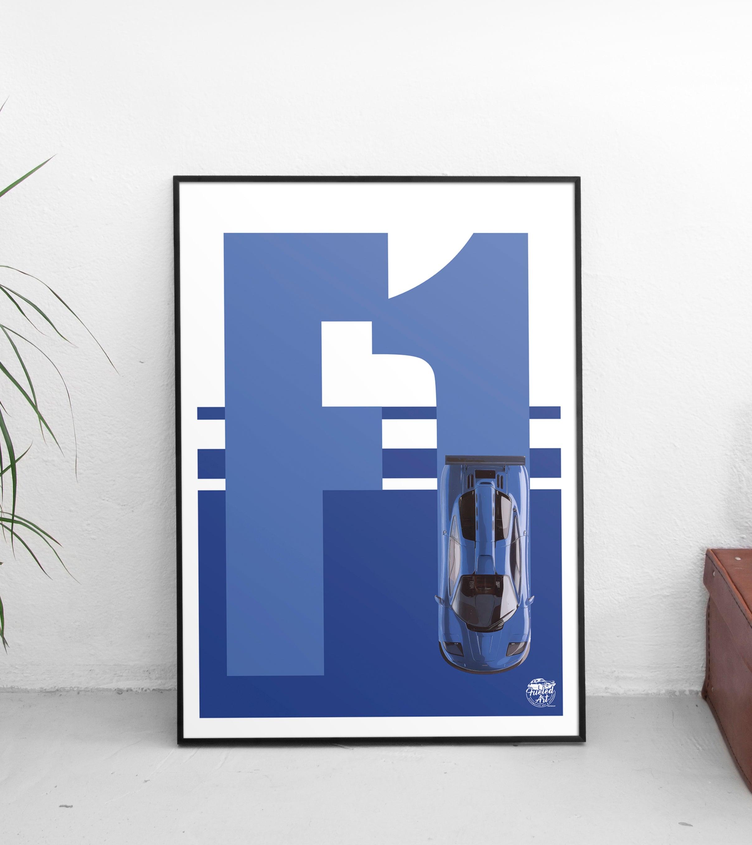 McLaren F1 LM print - Fueled.art