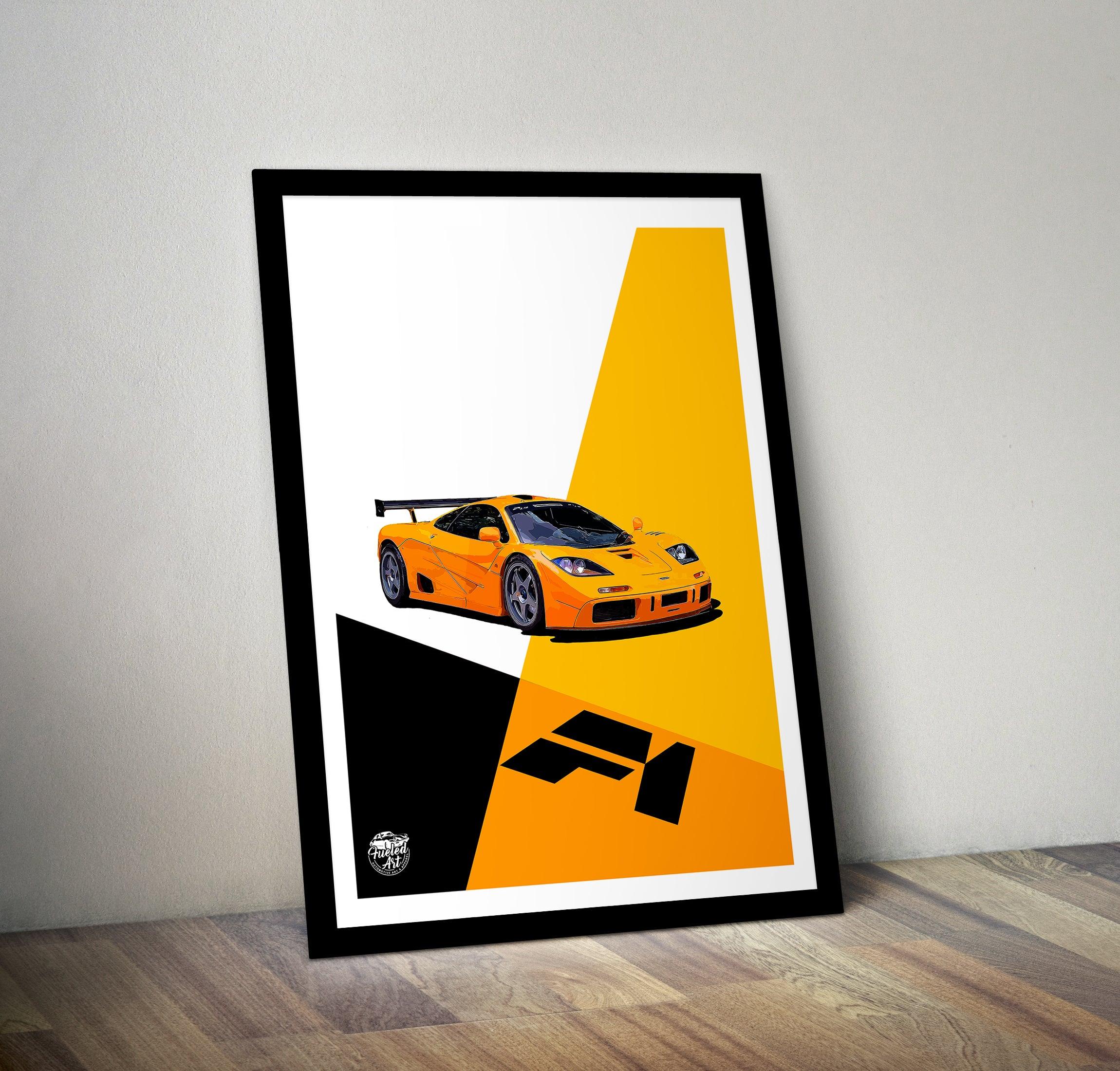 McLaren F1 LM print - Fueled.art