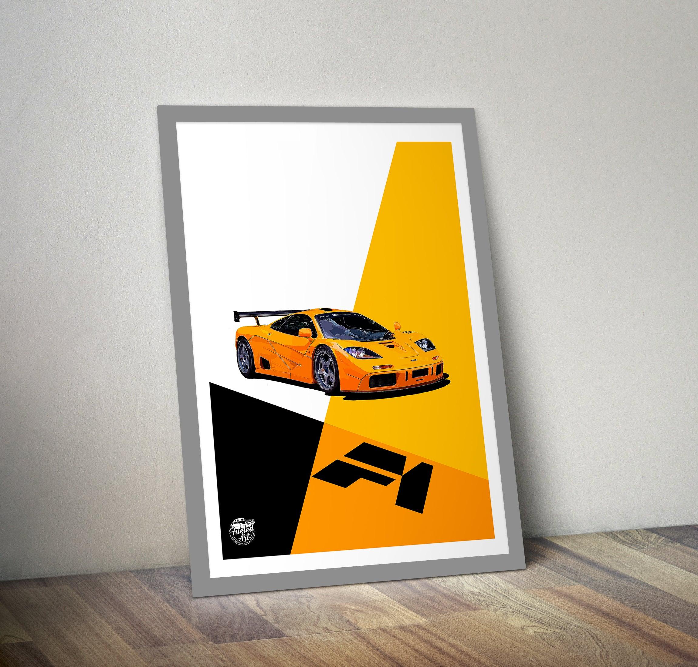 McLaren F1 LM print - Fueled.art